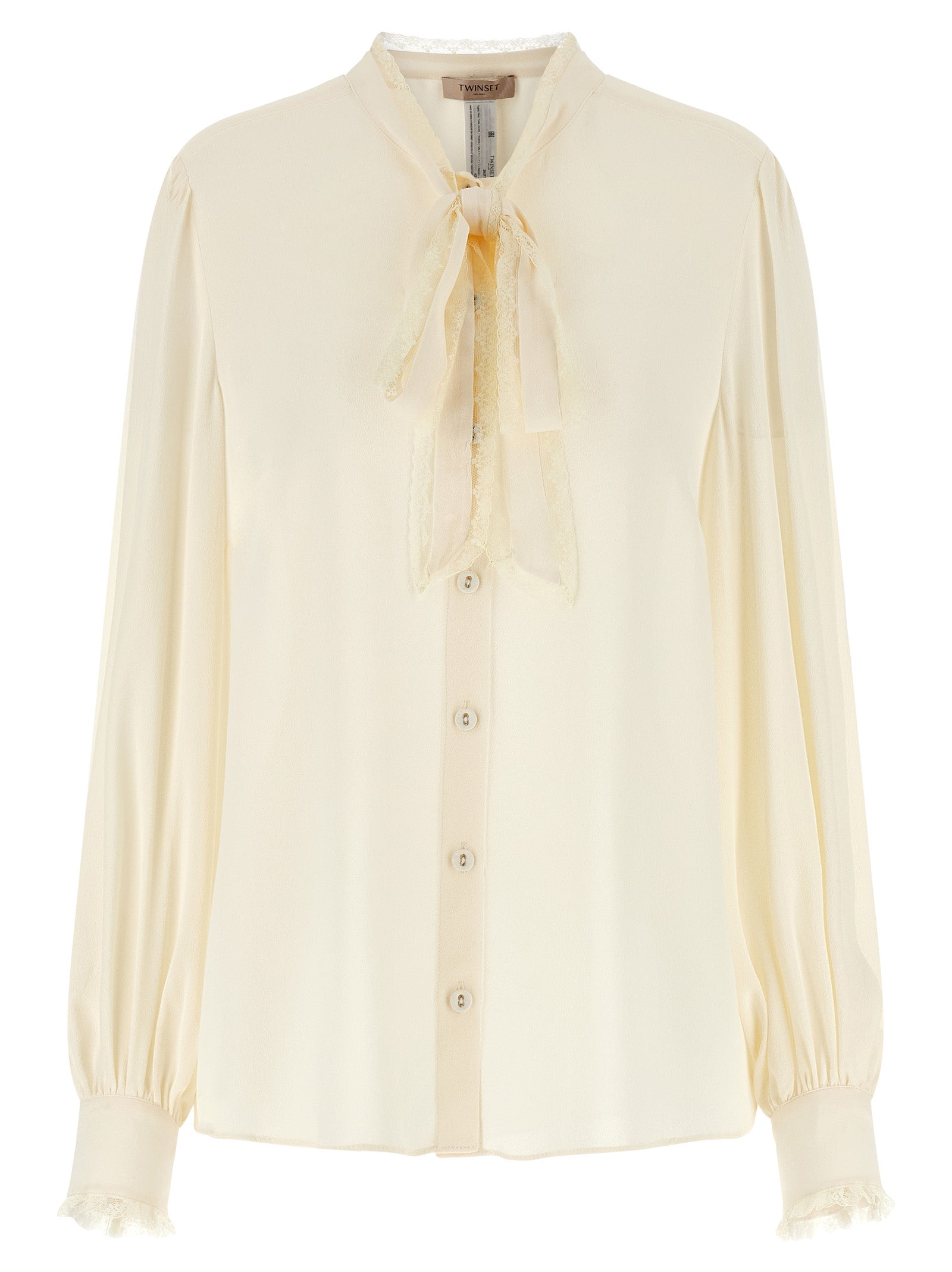 Twinset White Viscose Women's Blouse
