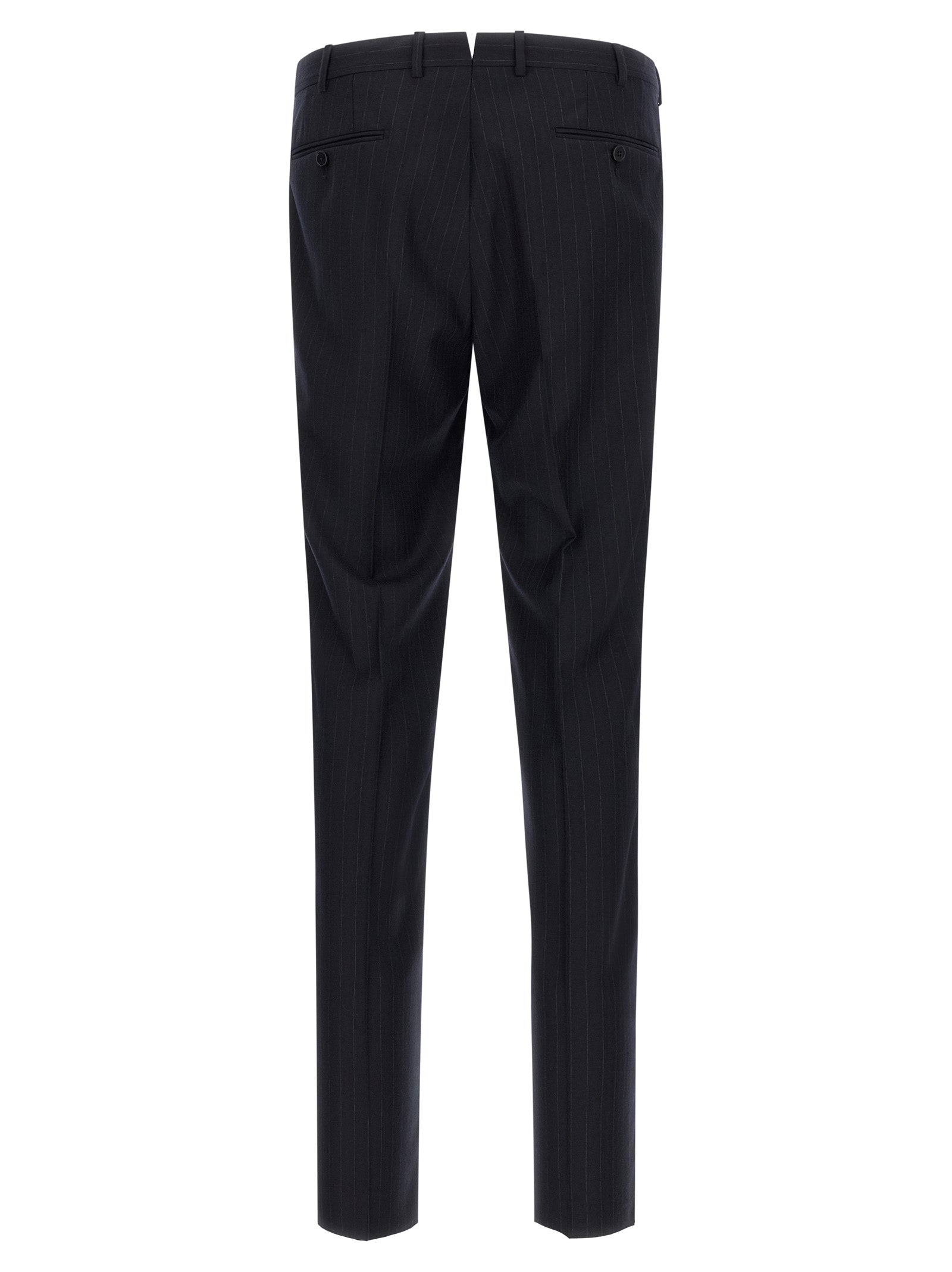 ZEGNA Blue Wool Two-Piece Men's Suit