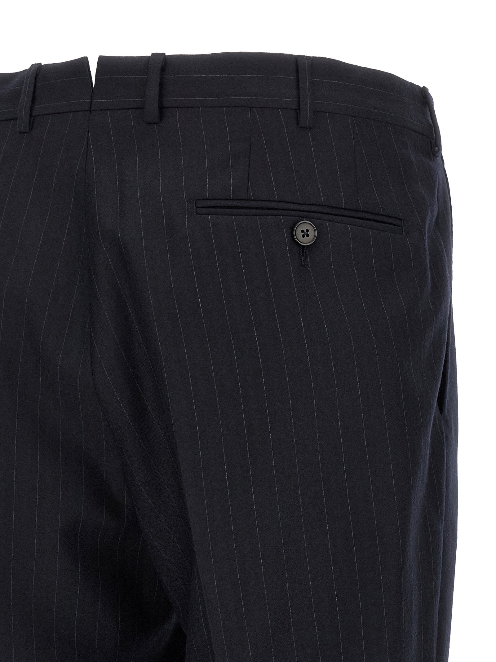 ZEGNA Blue Wool Two-Piece Men's Suit