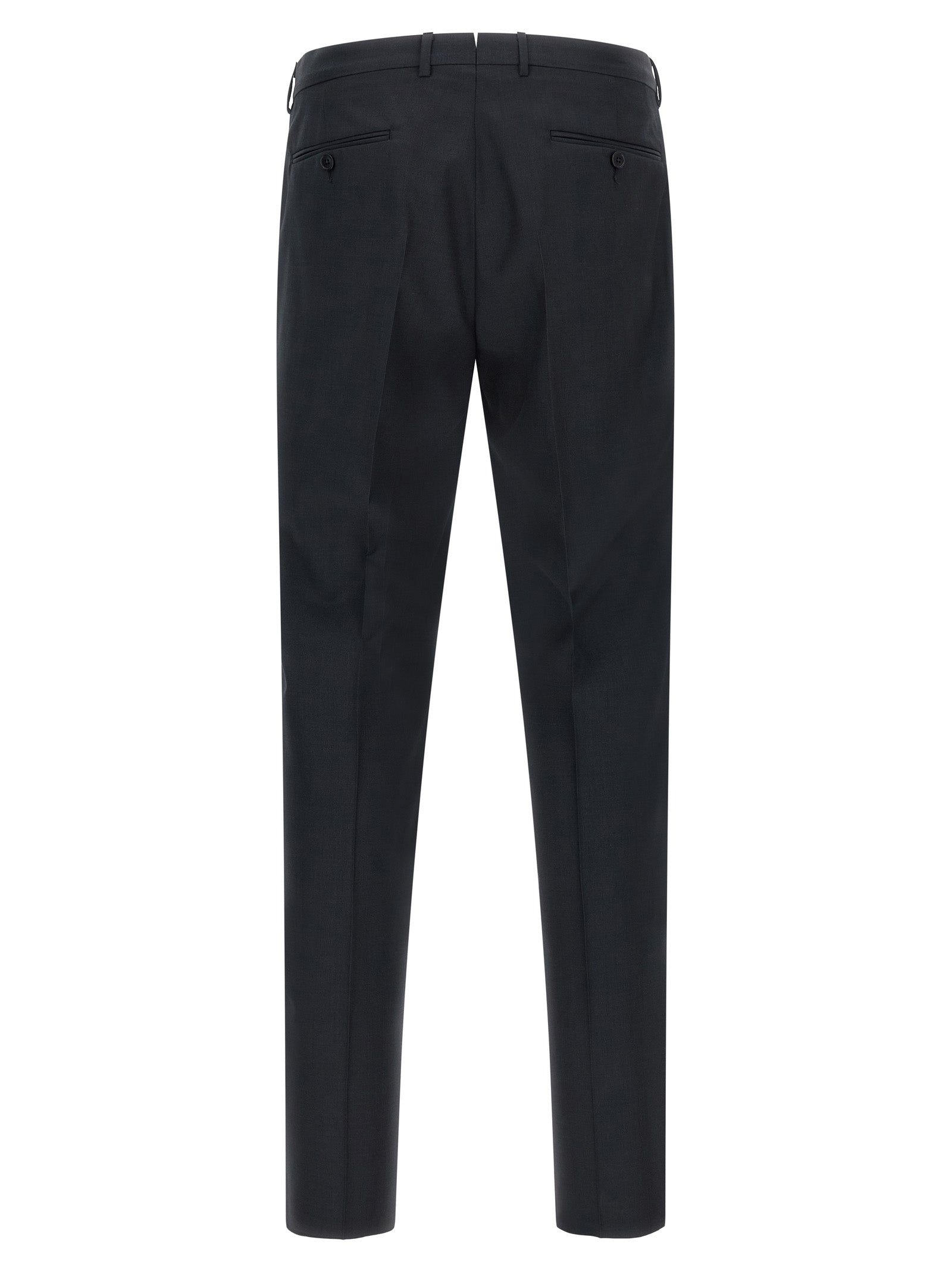 ZEGNA Blue Wool Two-Piece Men's Suit