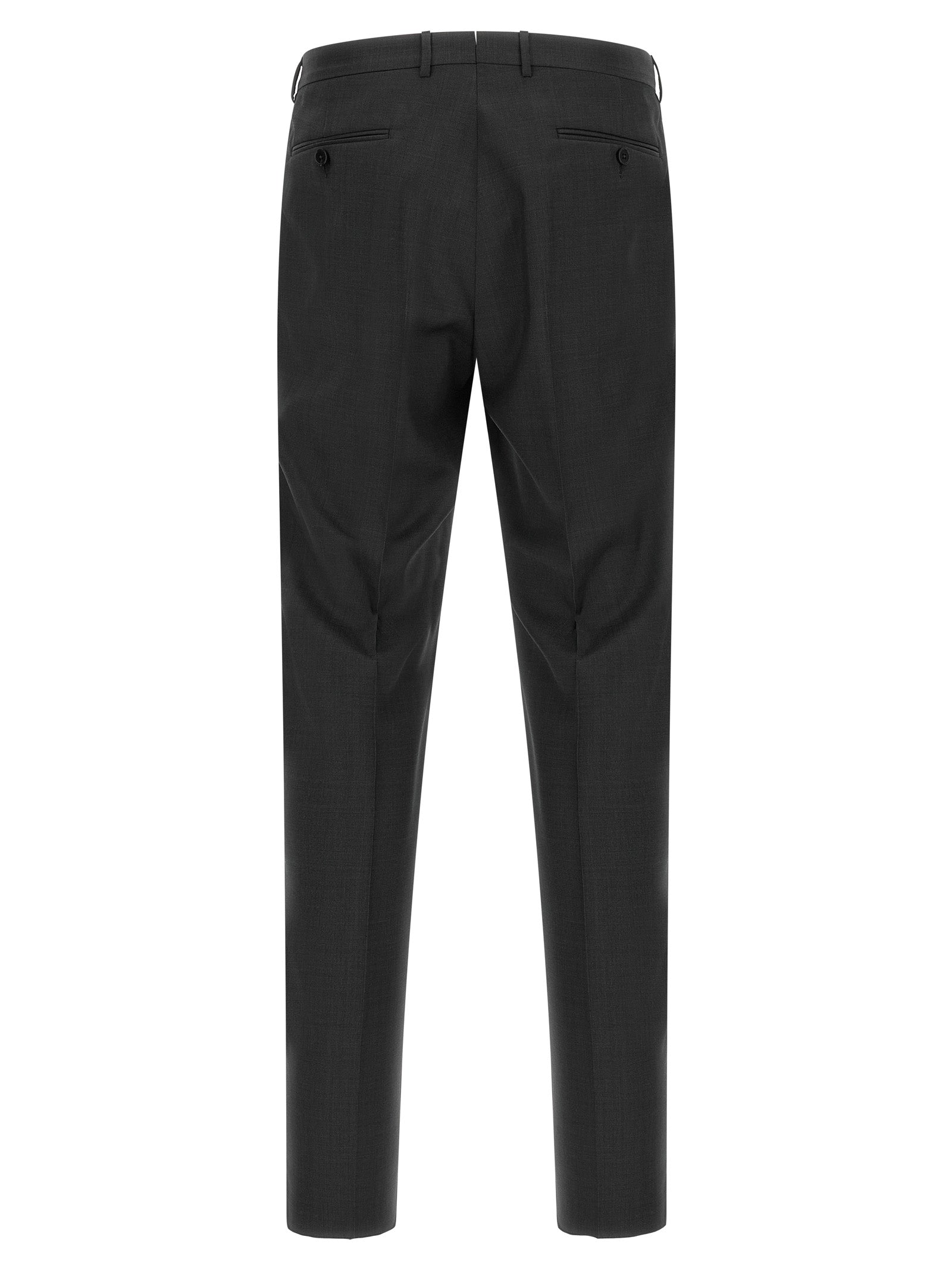 ZEGNA Gray Wool Two-Piece Men's Suit