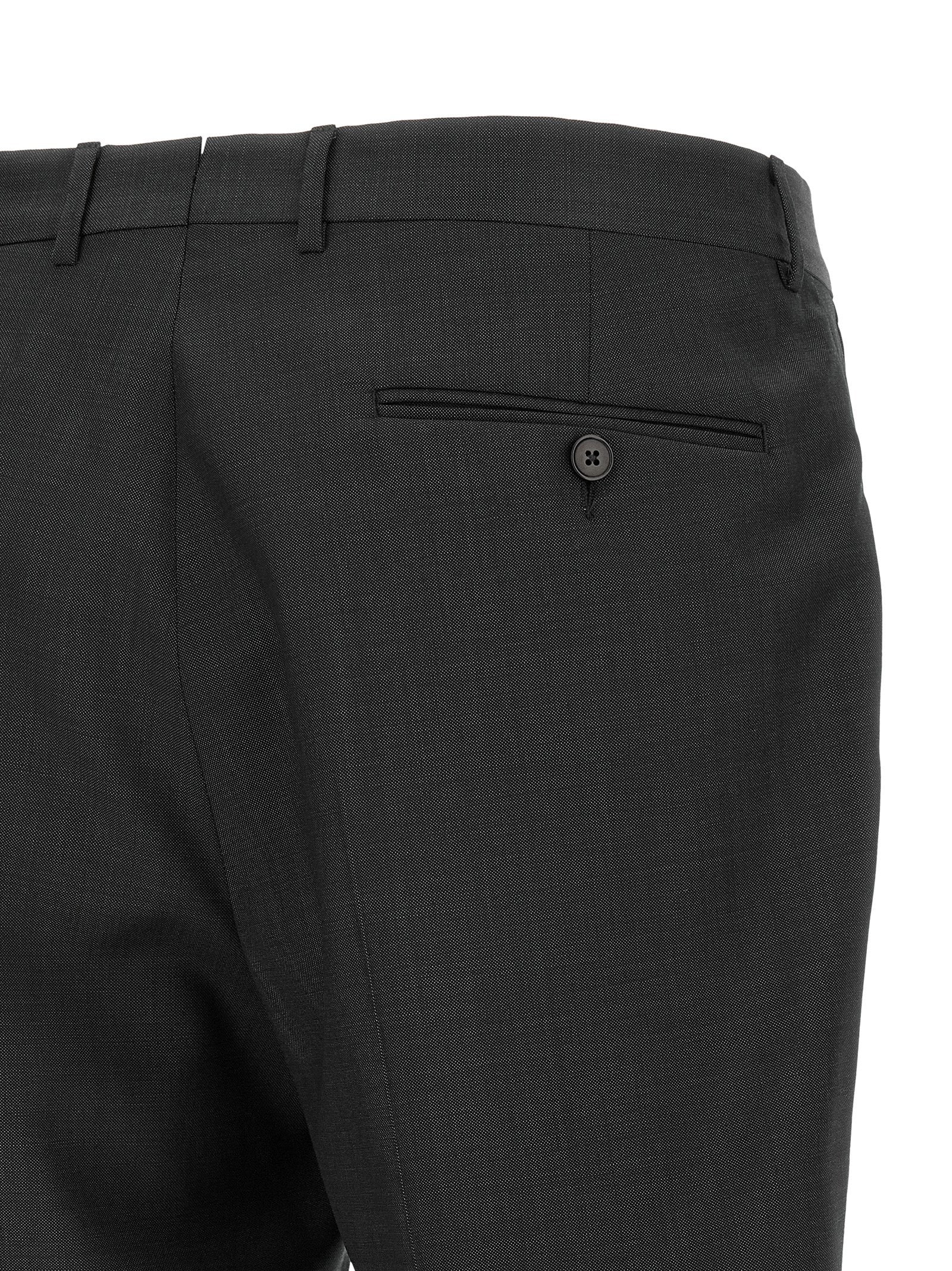 ZEGNA Gray Wool Two-Piece Men's Suit