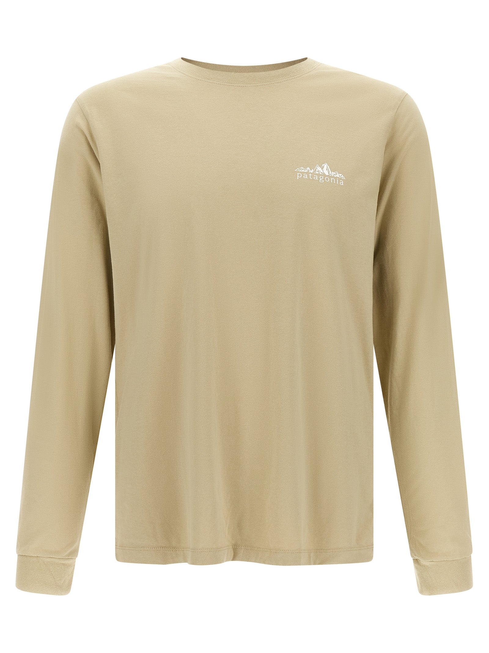 PATAGONIA Beige Cotton Men's T-Shirt