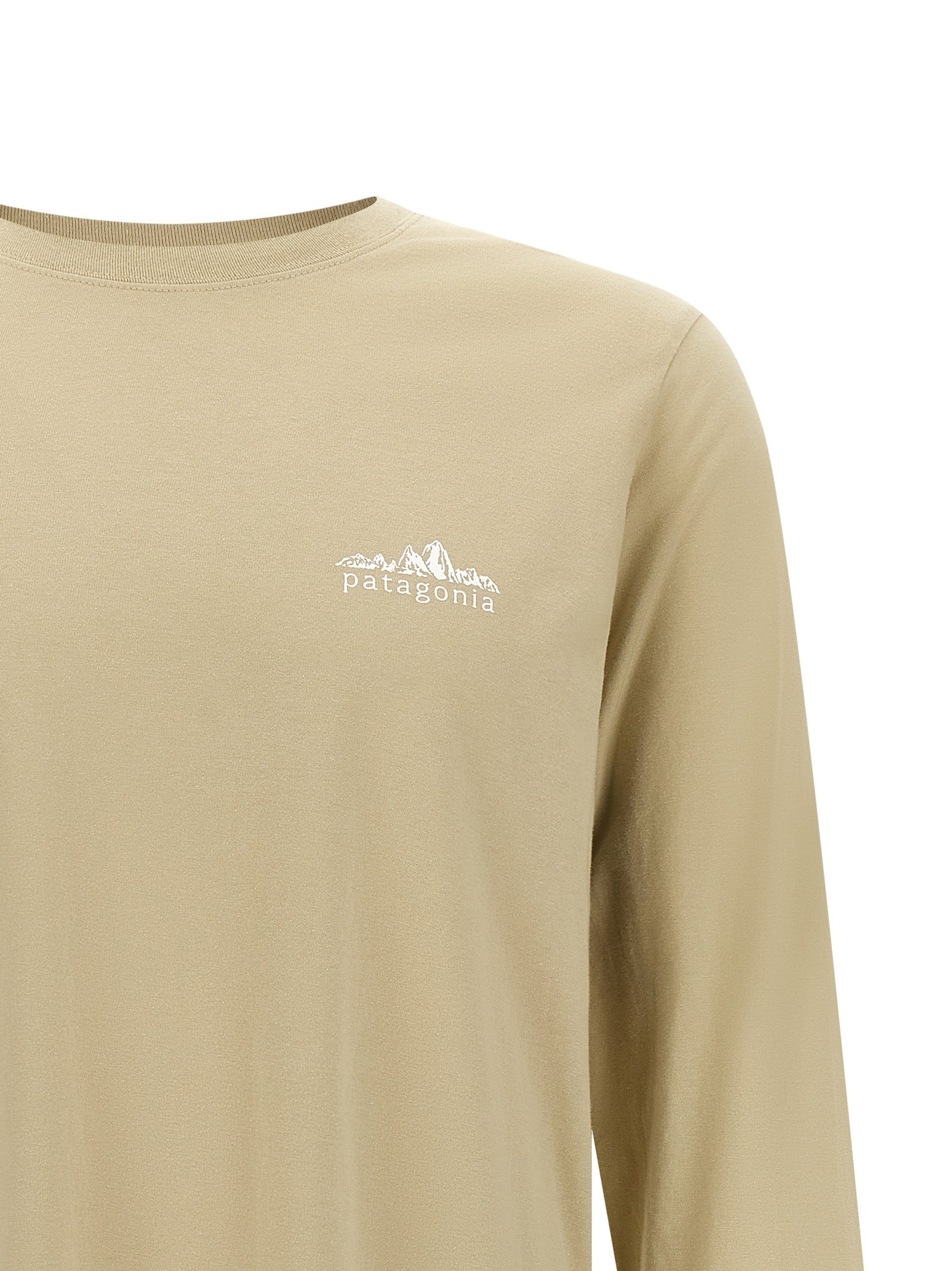 PATAGONIA Beige Cotton Men's T-Shirt