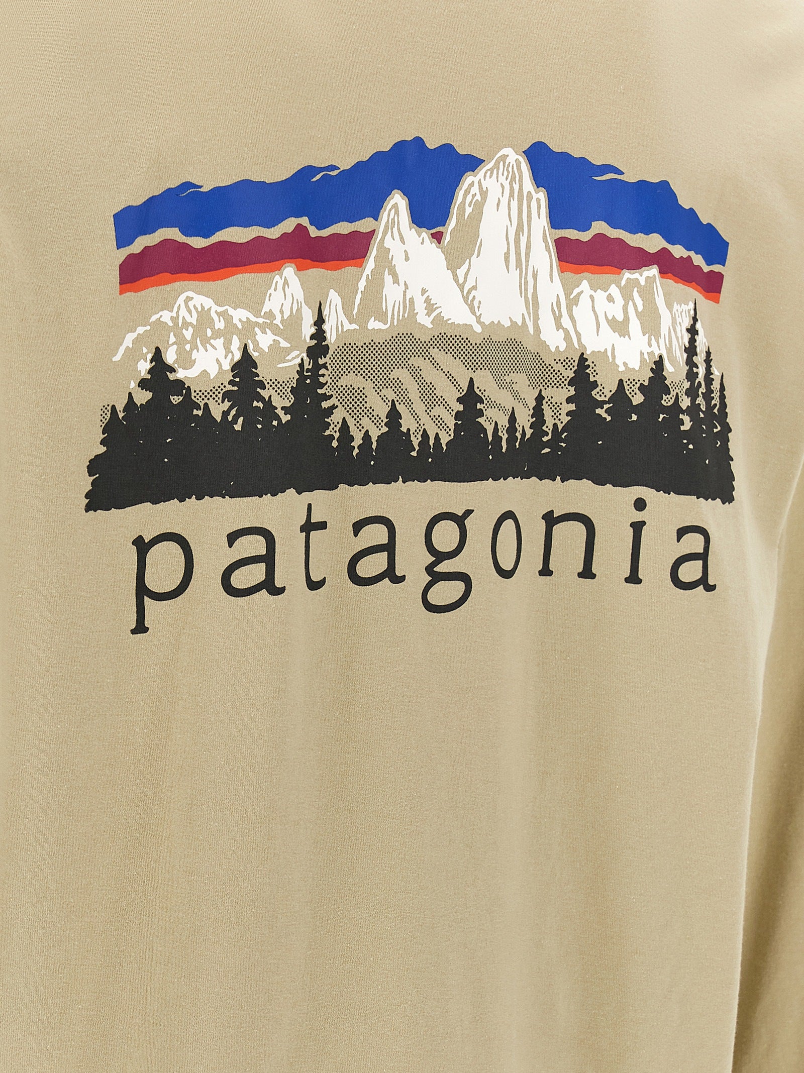 PATAGONIA Beige Cotton Men's T-Shirt