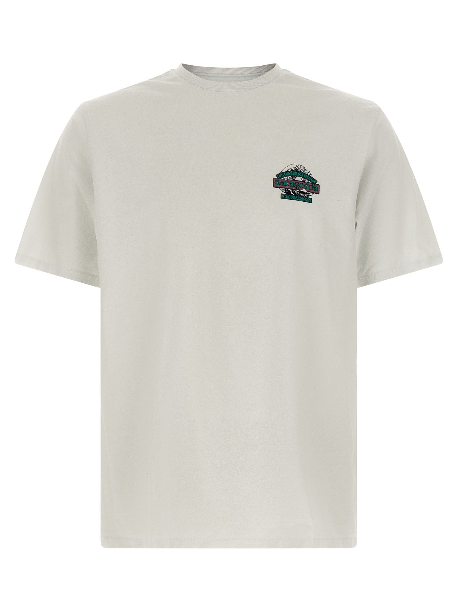 PATAGONIA White Cotton Men's T-Shirt