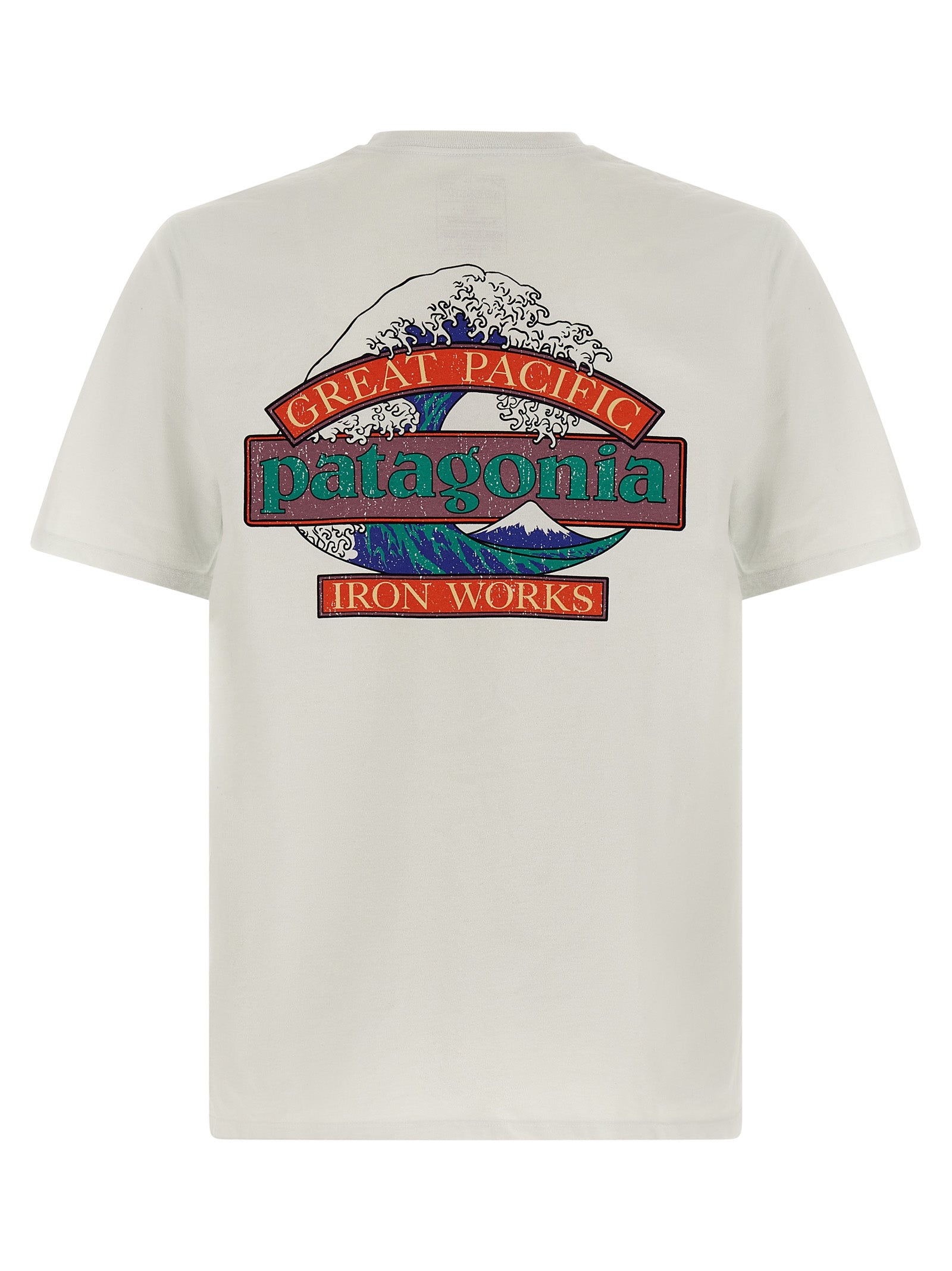 PATAGONIA White Cotton Men's T-Shirt