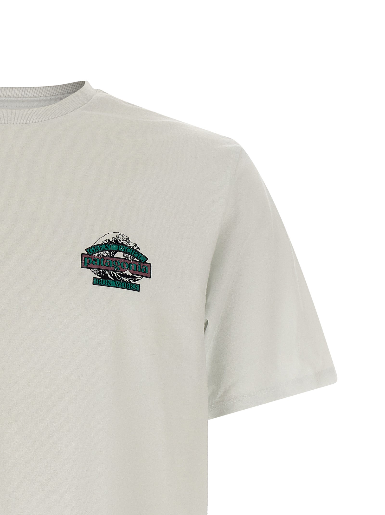 PATAGONIA White Cotton Men's T-Shirt