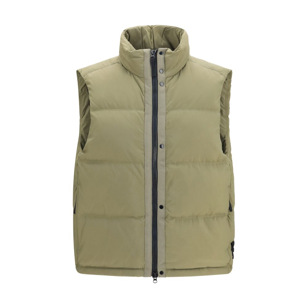 Stone Island Bicolor Polyamide Sleeveless Men's Jacket
