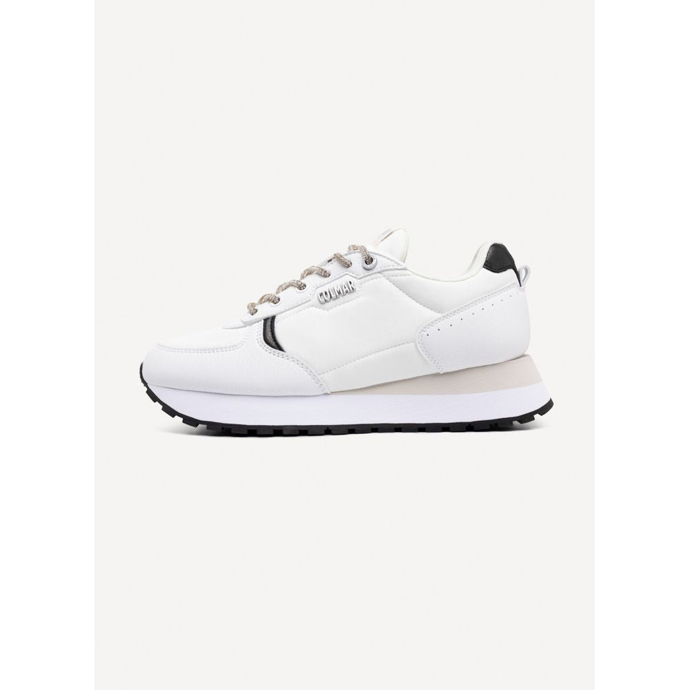Colmar Black And White Polyethylene Athletic Women's Sneakers