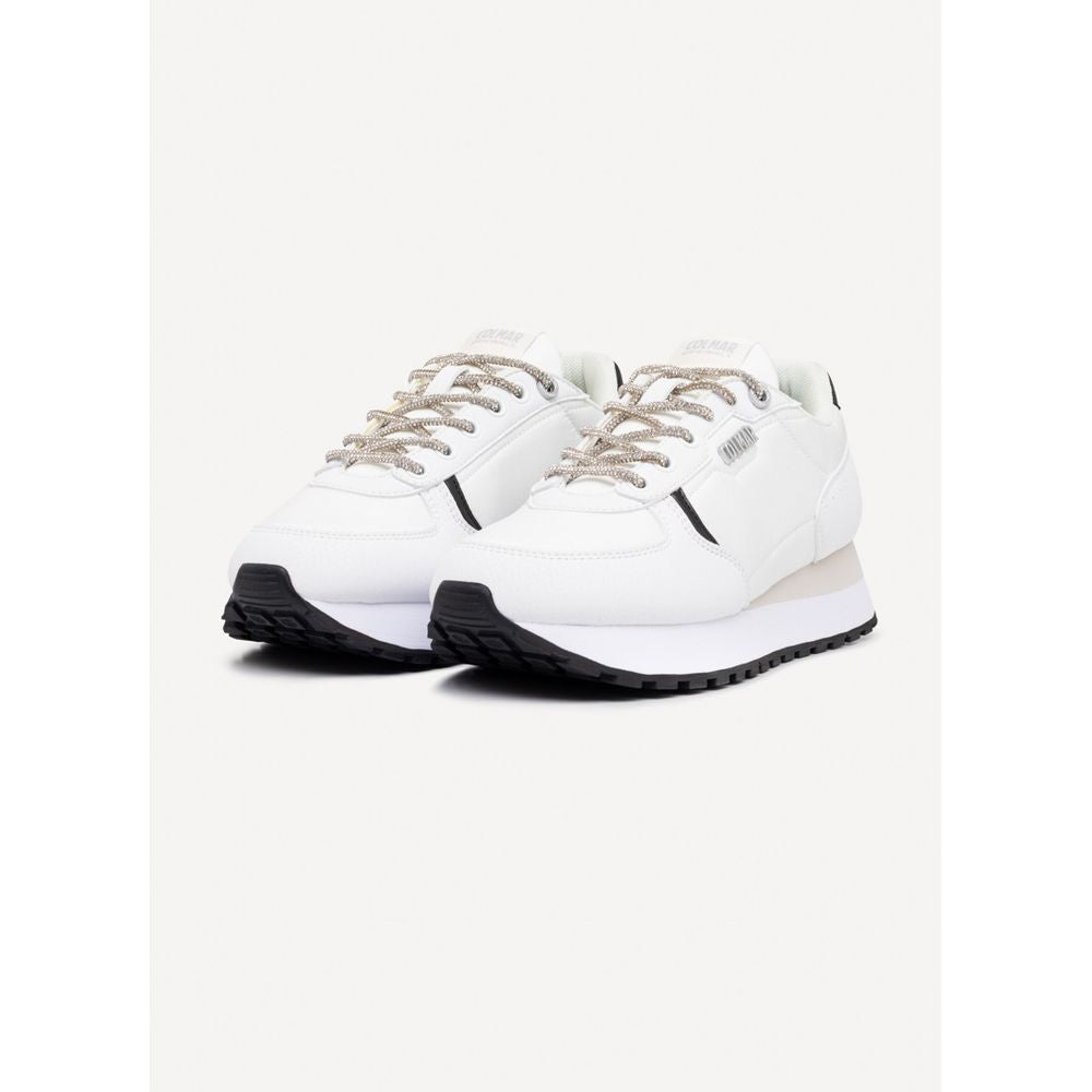 Colmar Black And White Polyethylene Athletic Women's Sneakers