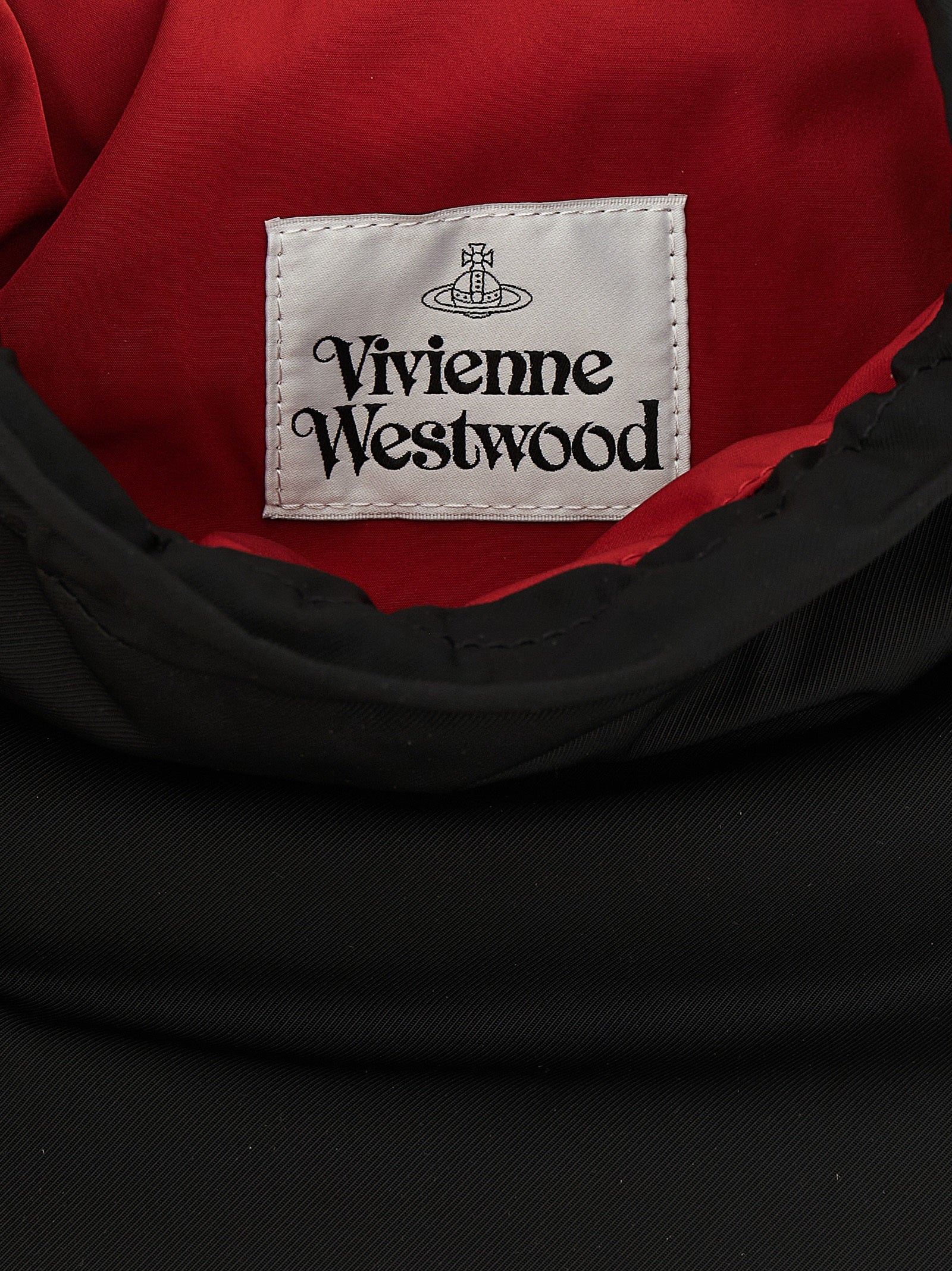 Vivienne Westwood Black Polyester Clutch Women's Bag