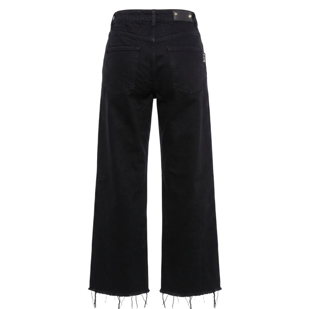 Philipp Plein Black Cotton Women Women's Pant