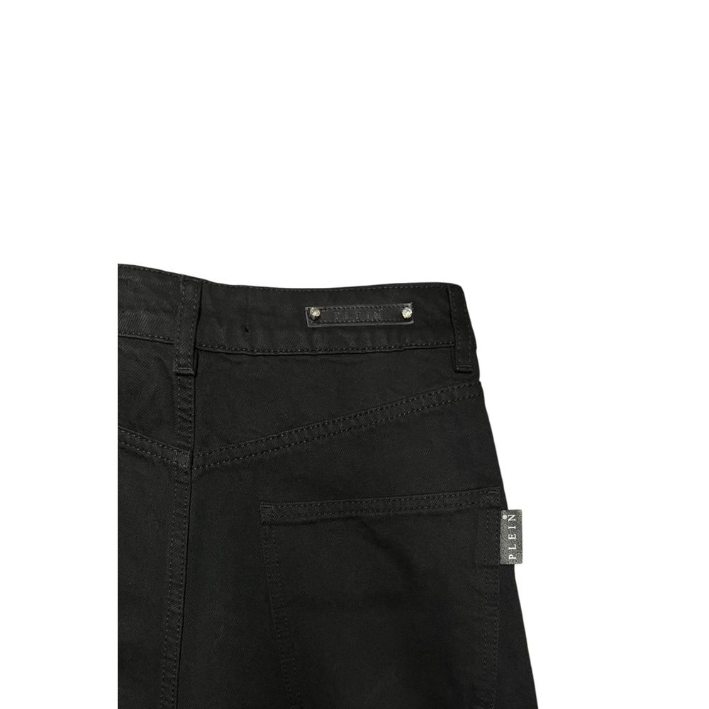 Philipp Plein Black Cotton Women Women's Pant
