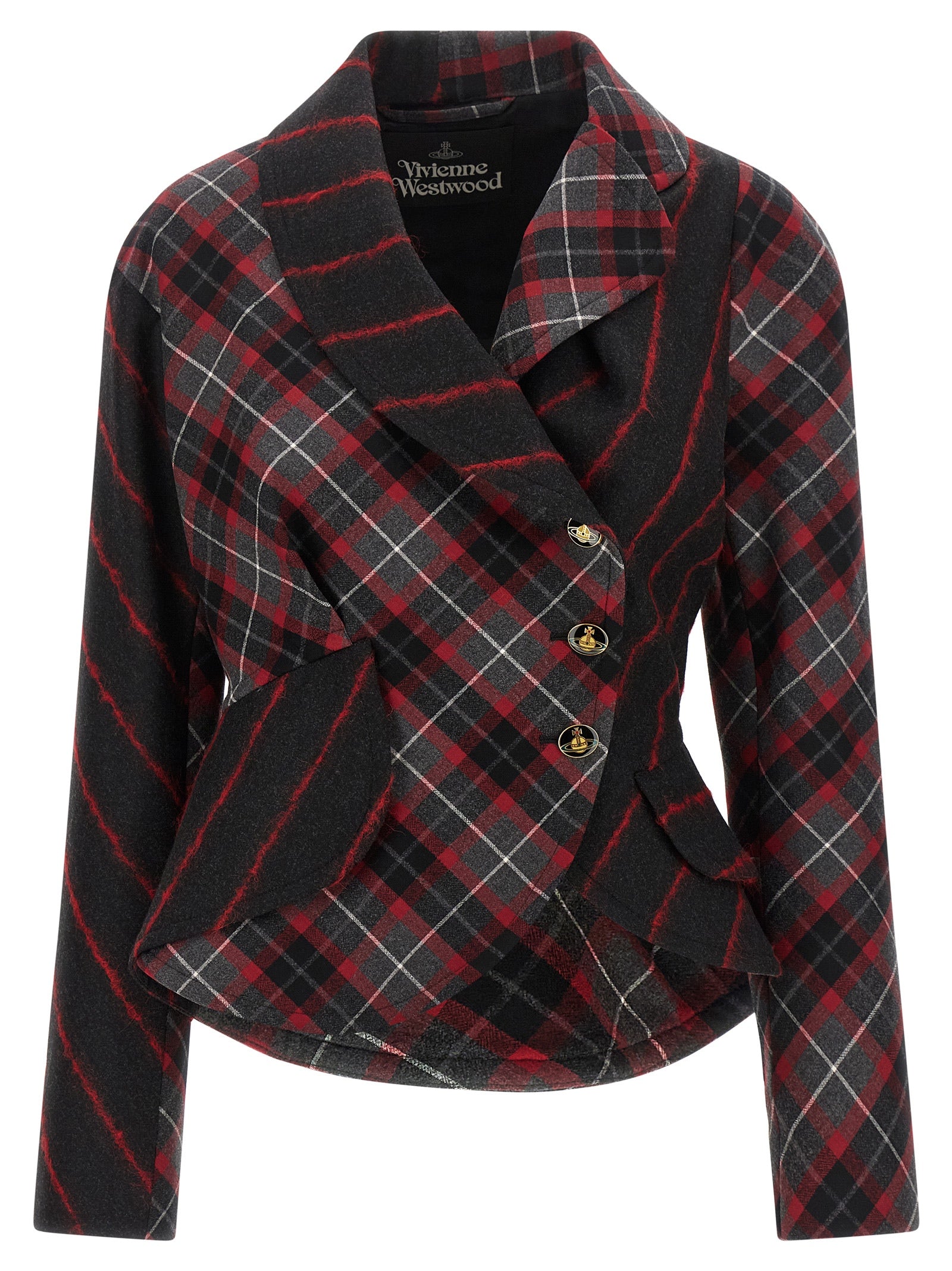 Vivienne Westwood Black Virgin Wool Women's Blazer