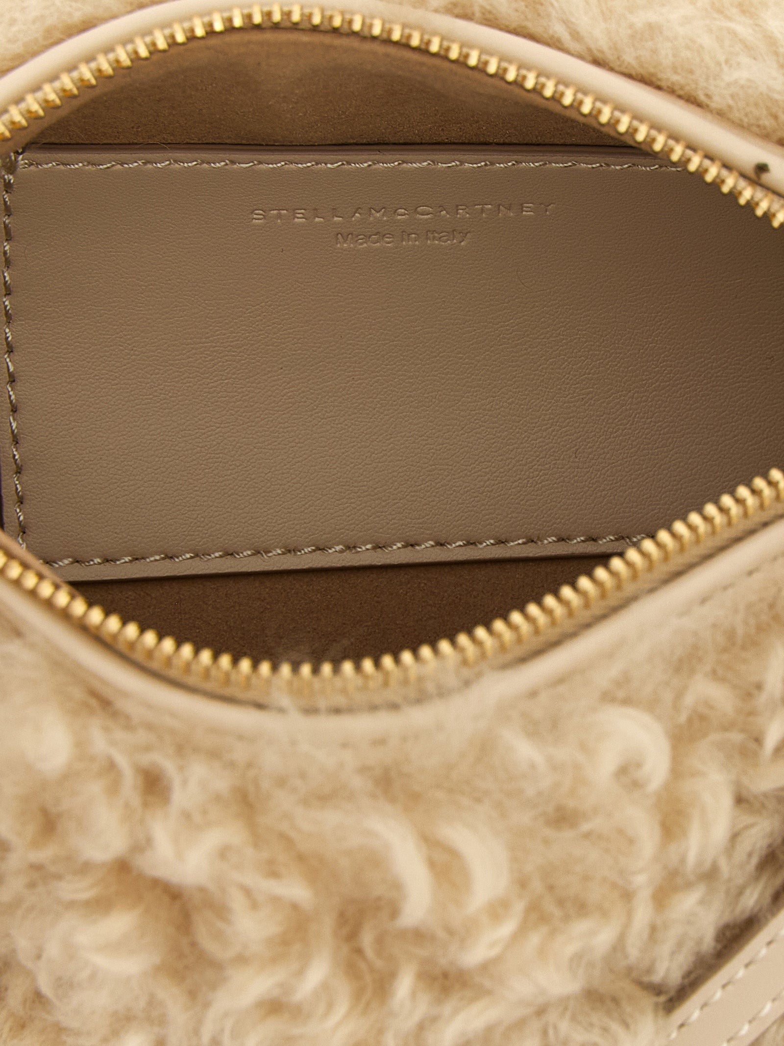 Stella McCartney Beige Polyester Clutch Women's Bag