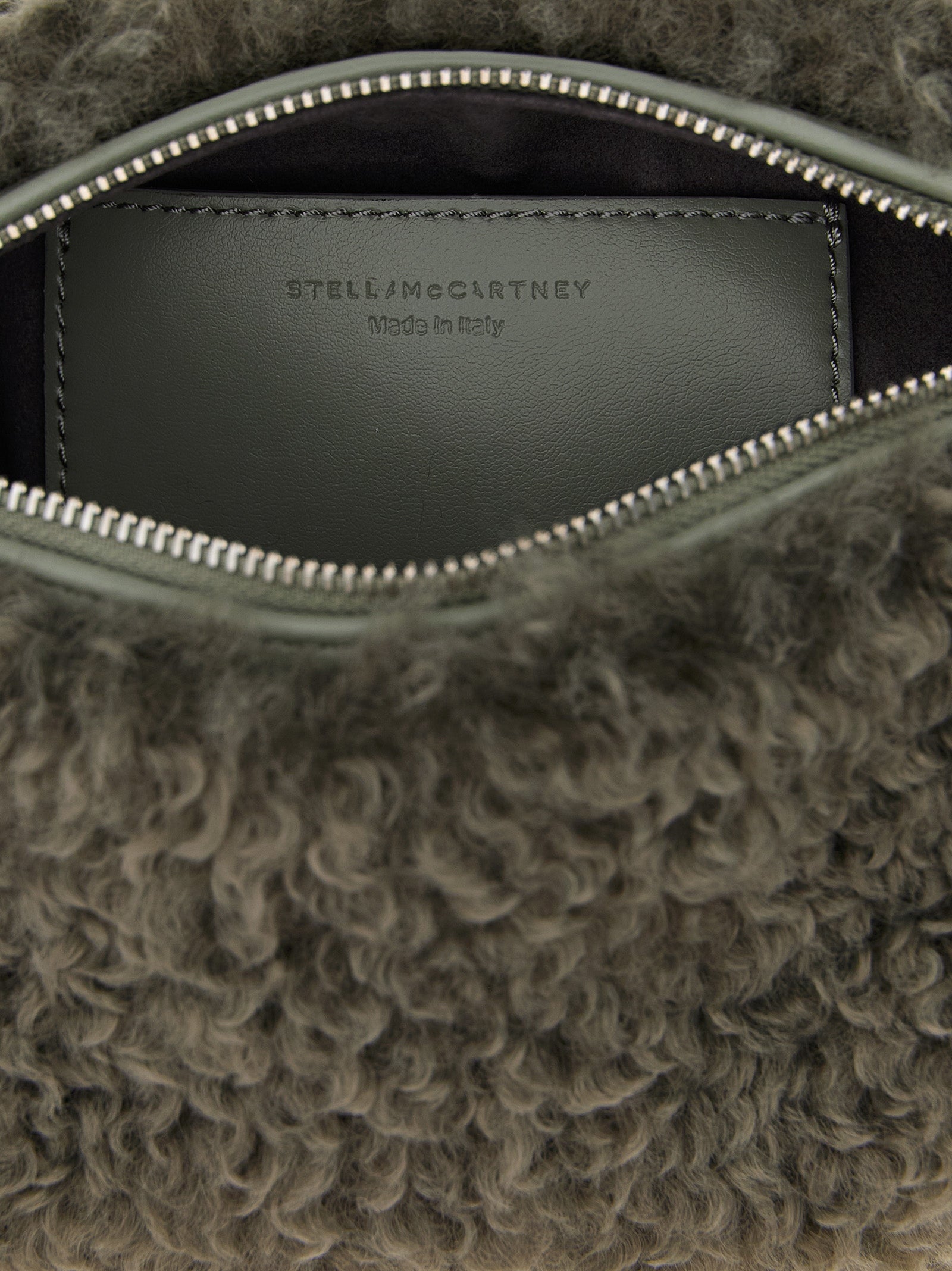 Stella McCartney Gray Polyester Clutch Women's Bag