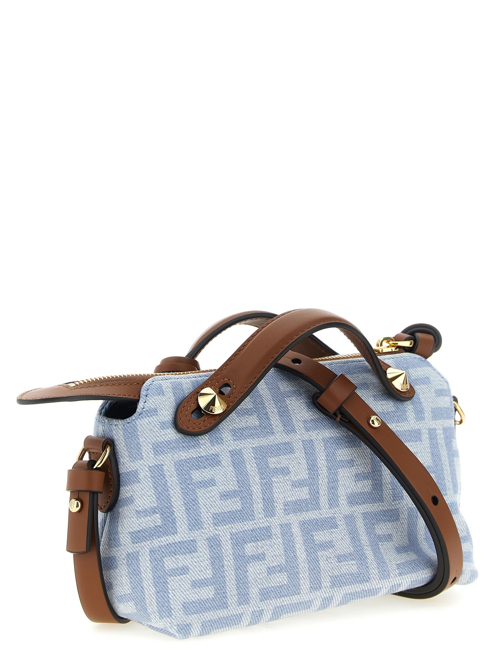 Fendi Blue Cotton Women's Handbag