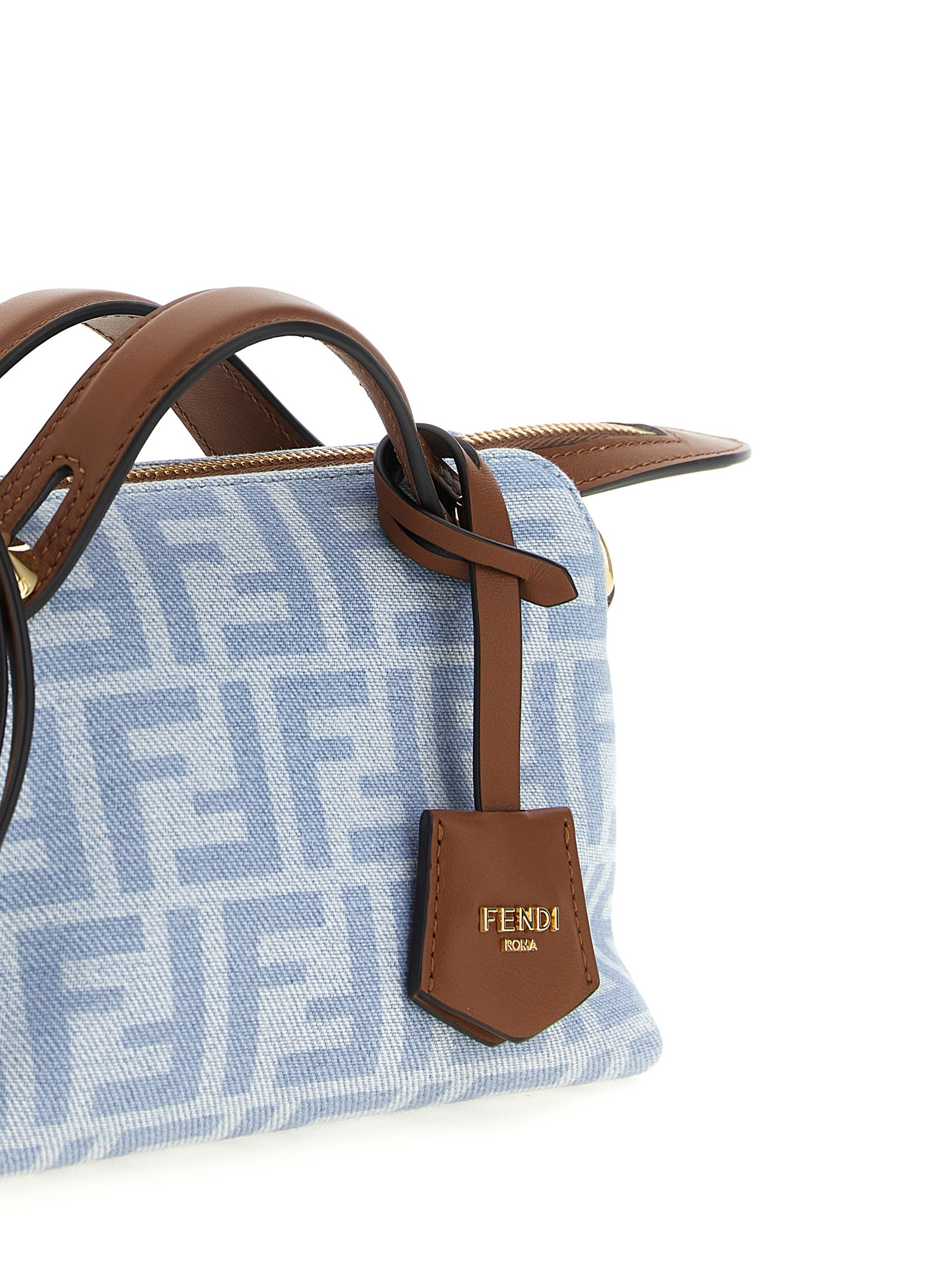Fendi Blue Cotton Women's Handbag