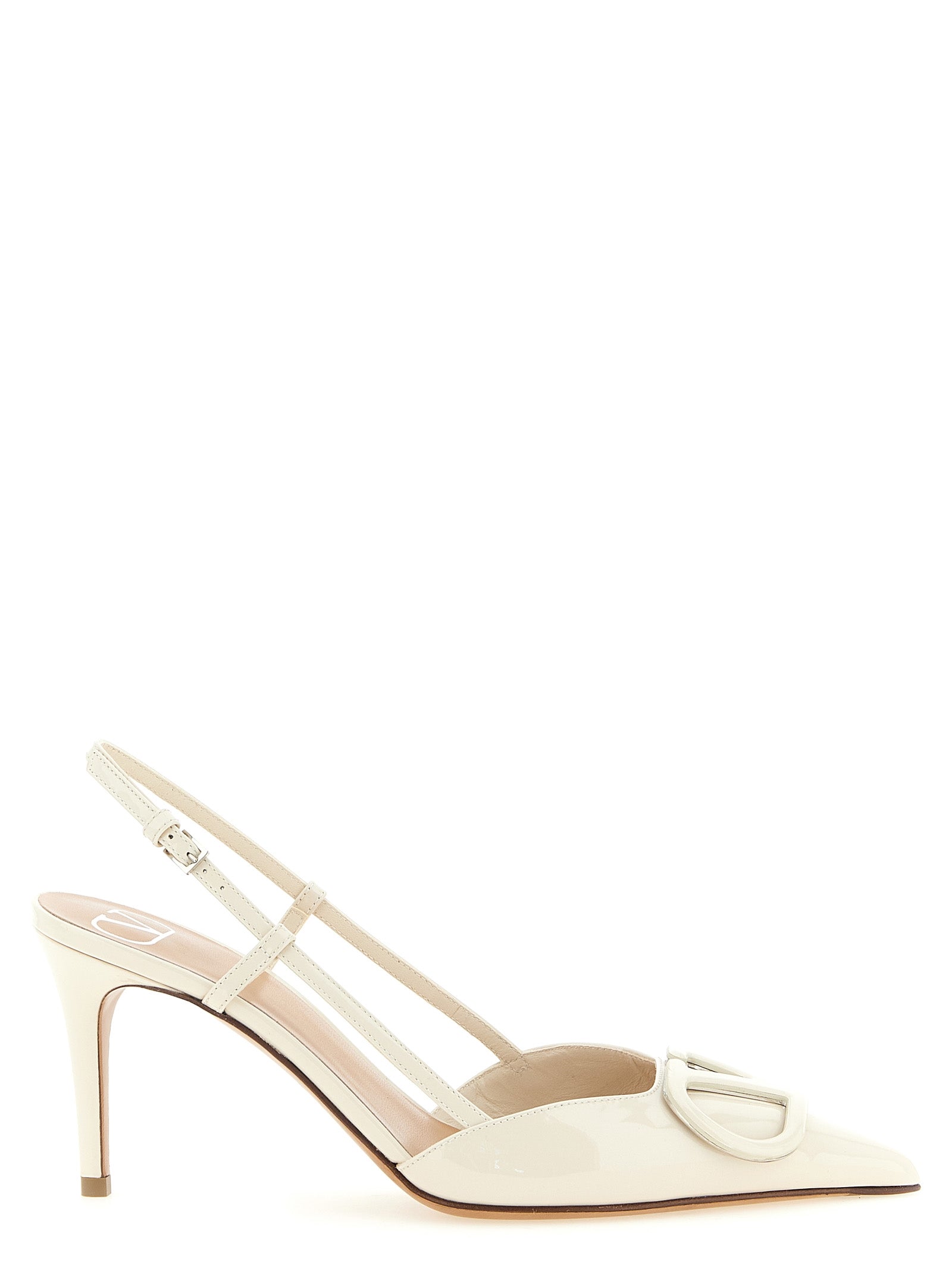 Valentino Garavani White Calfskin High Heel Women's Pumps