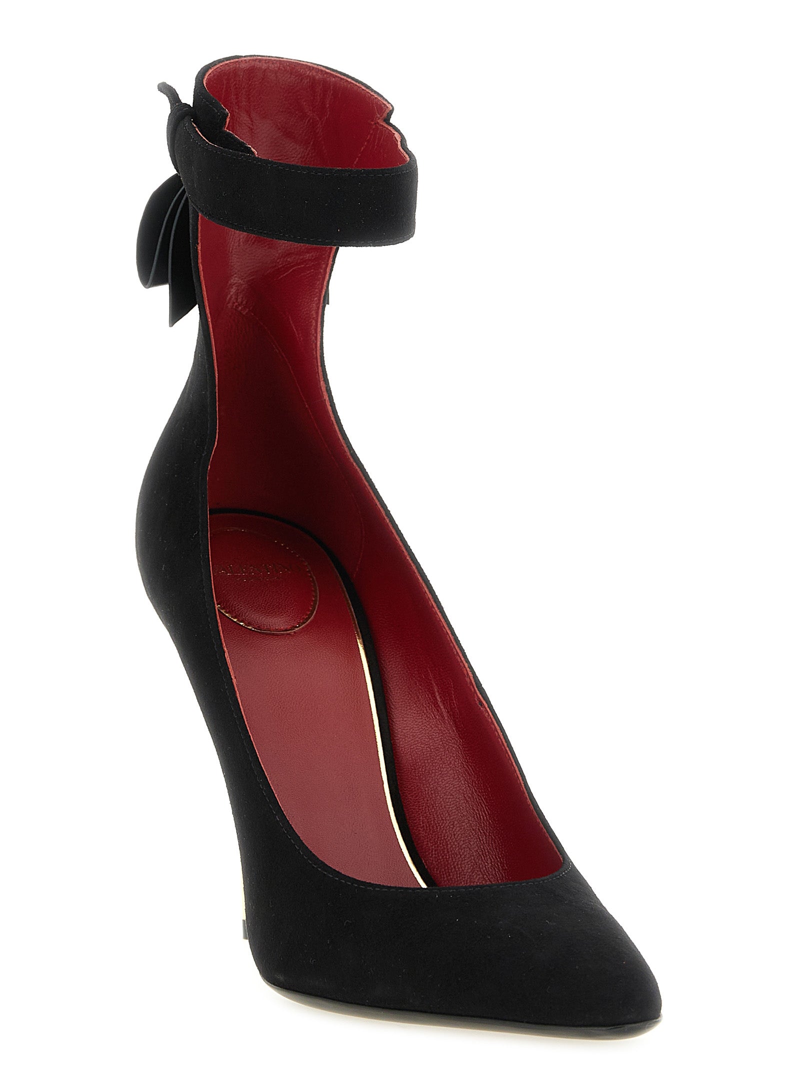 Valentino Garavani Black Goatskin High Heel Women's Pumps