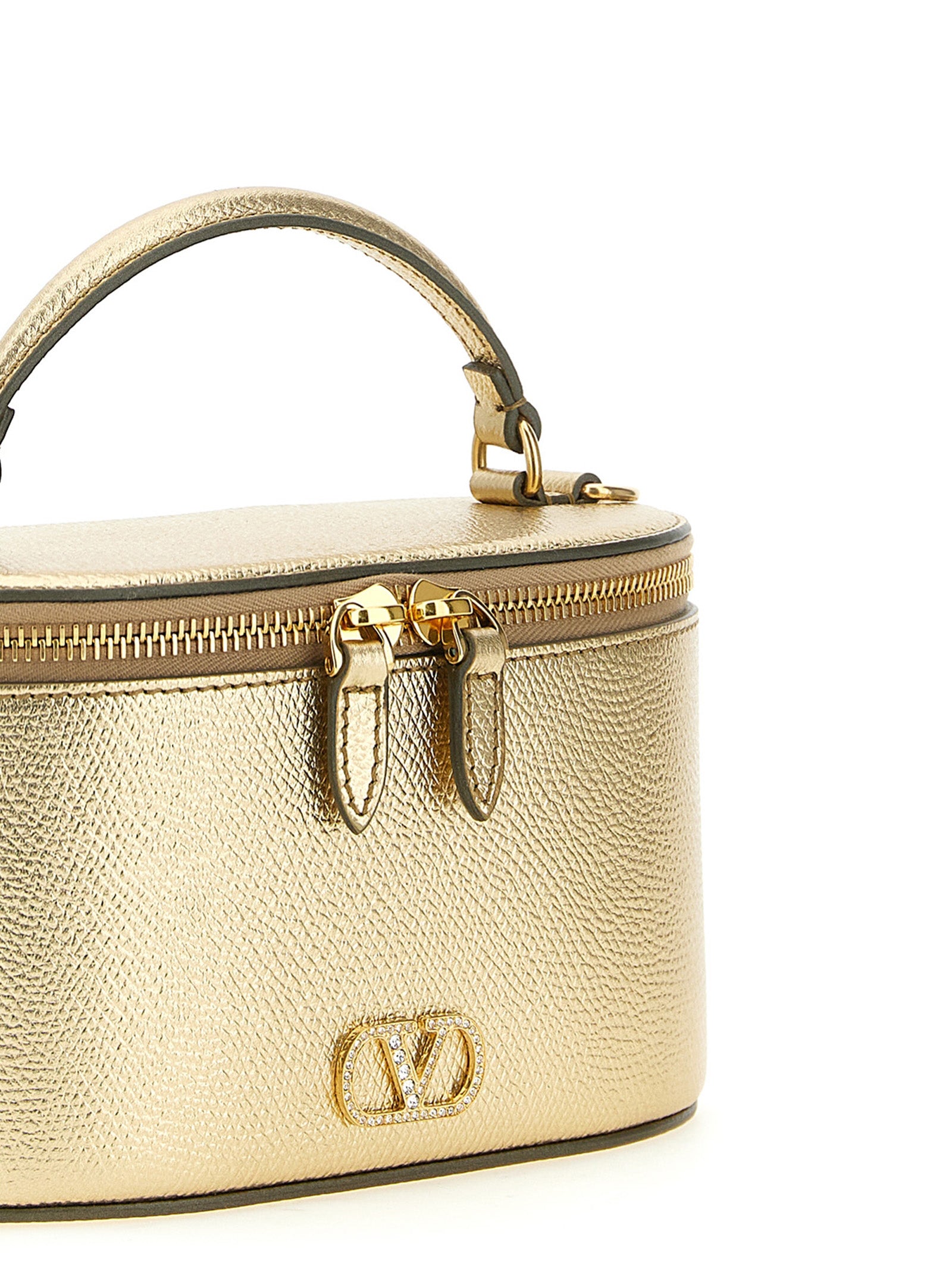 Valentino Garavani Gold Calfskin Women's Handbag