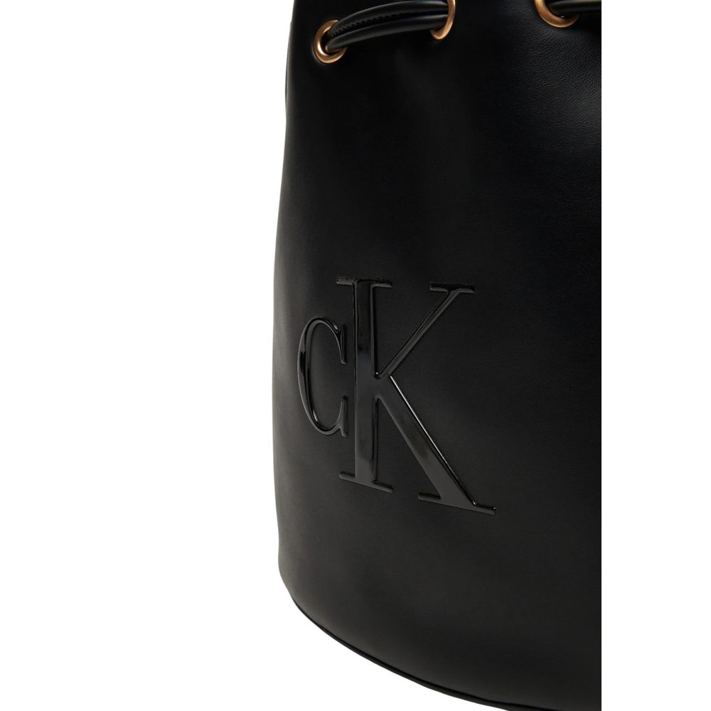 Calvin Klein Black Polyethylene Women's Handbag