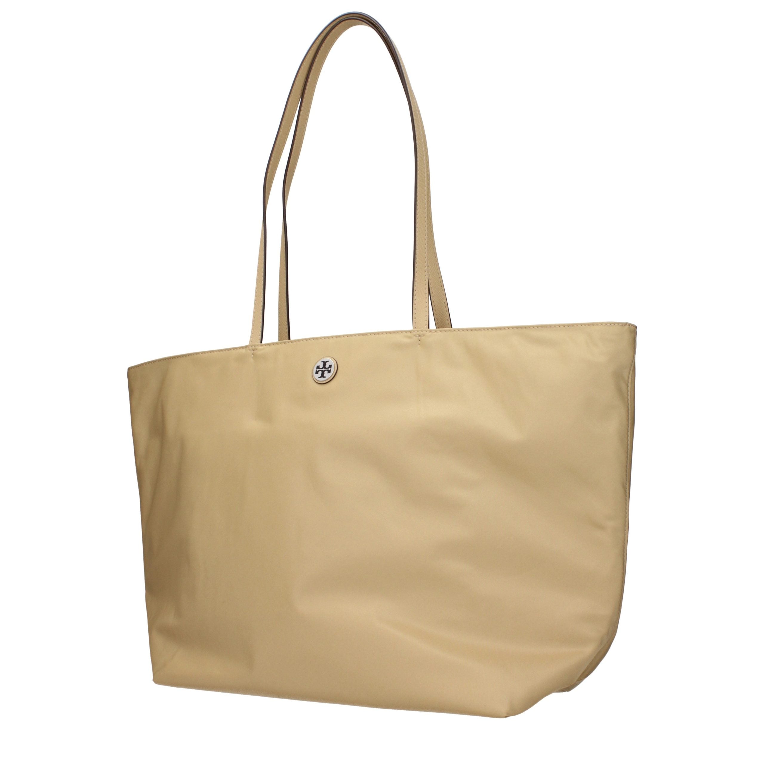 Tory Burch Beige Fabric Shoulder Women's Bag