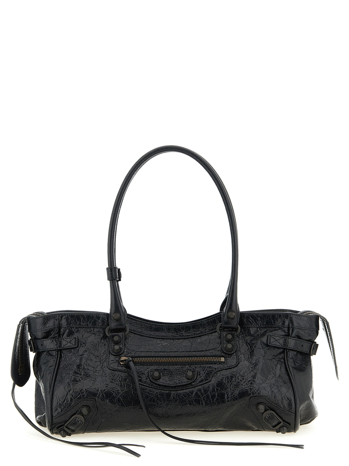 Balenciaga Black Lamb Leather Shoulder Women's Bag