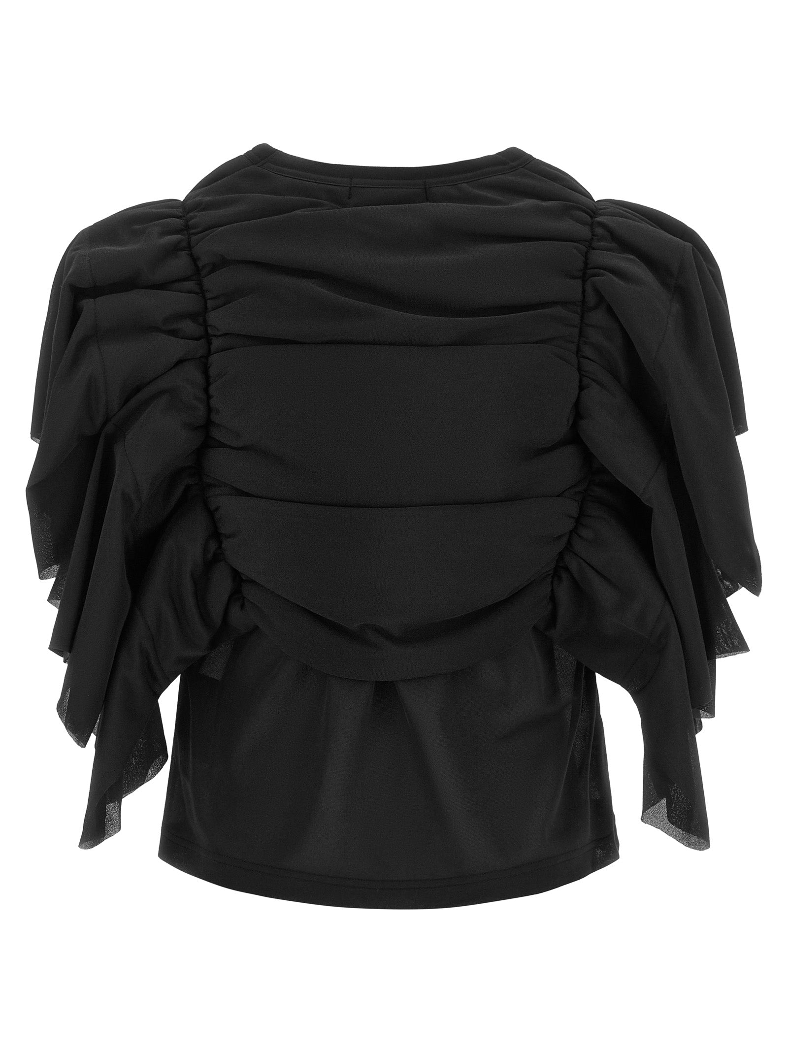 Comme Des Garçons Black Polyester Pattern Women's Shirt