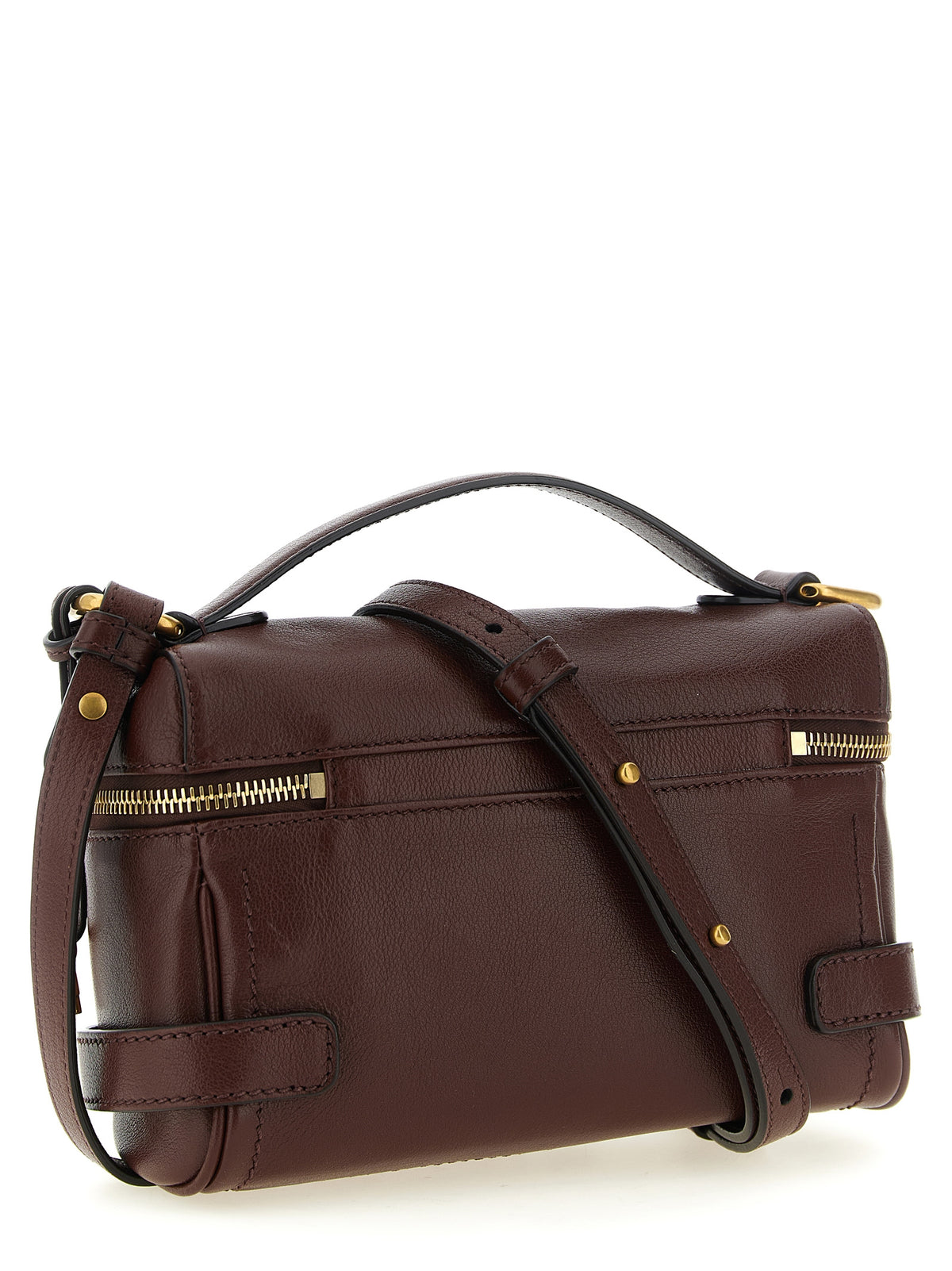 Chloé Brown Buffalo Leather Shoulder Women's Bag