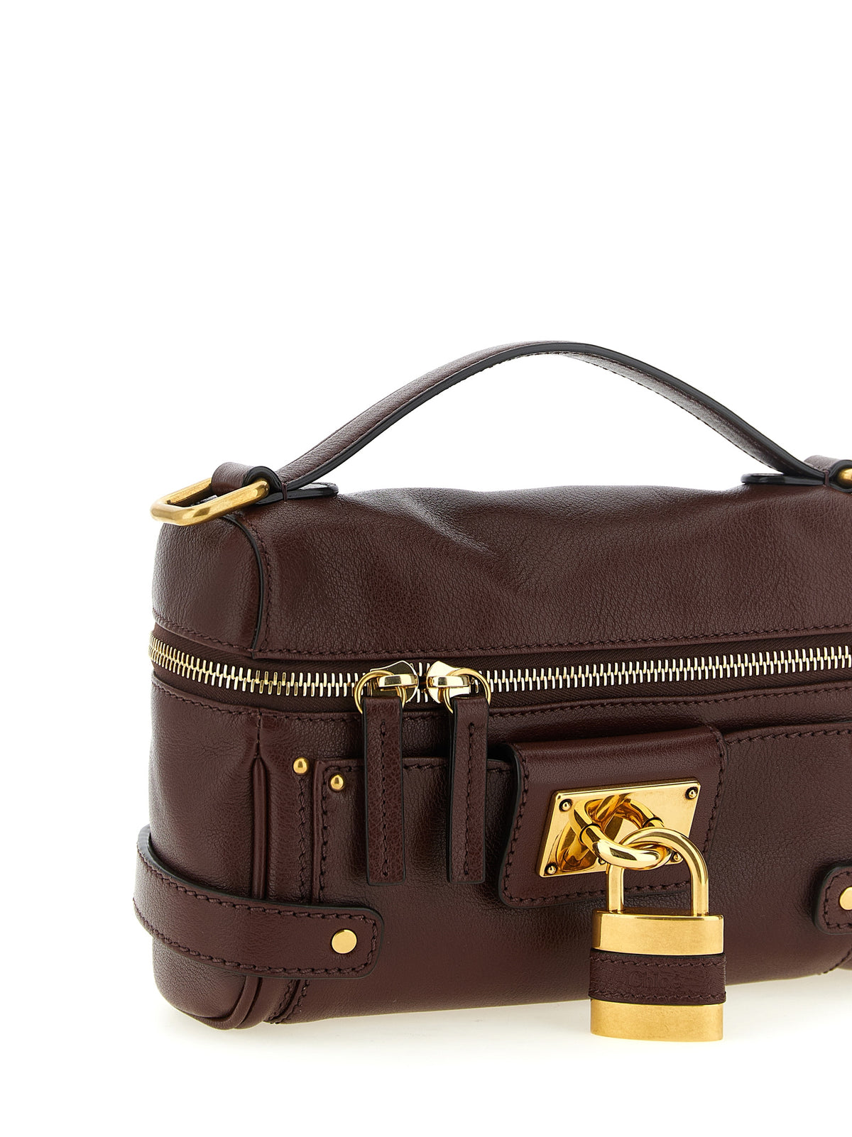 Chloé Brown Buffalo Leather Shoulder Women's Bag