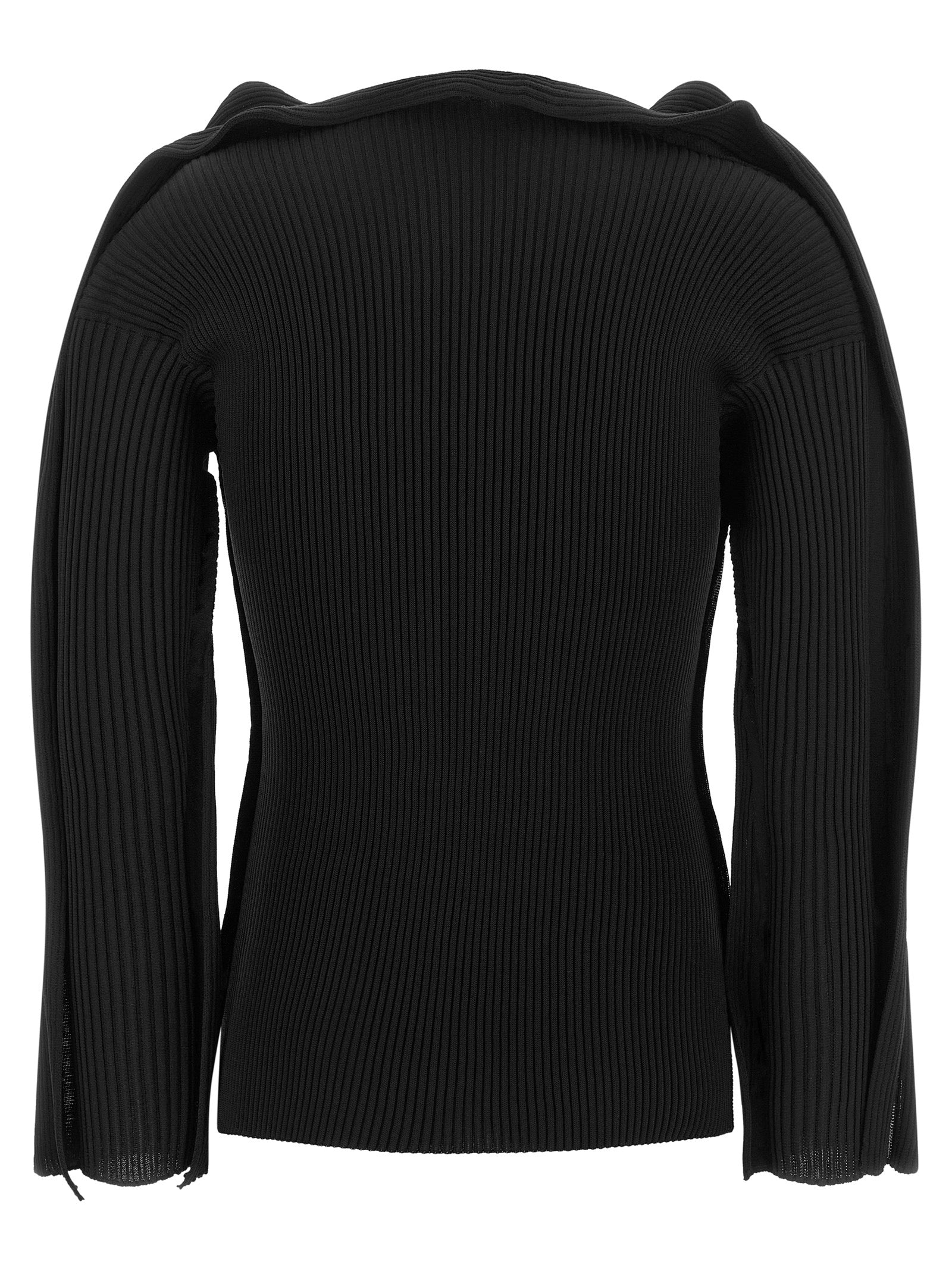 Issey Miyake Black Polyester Women's Cardigan