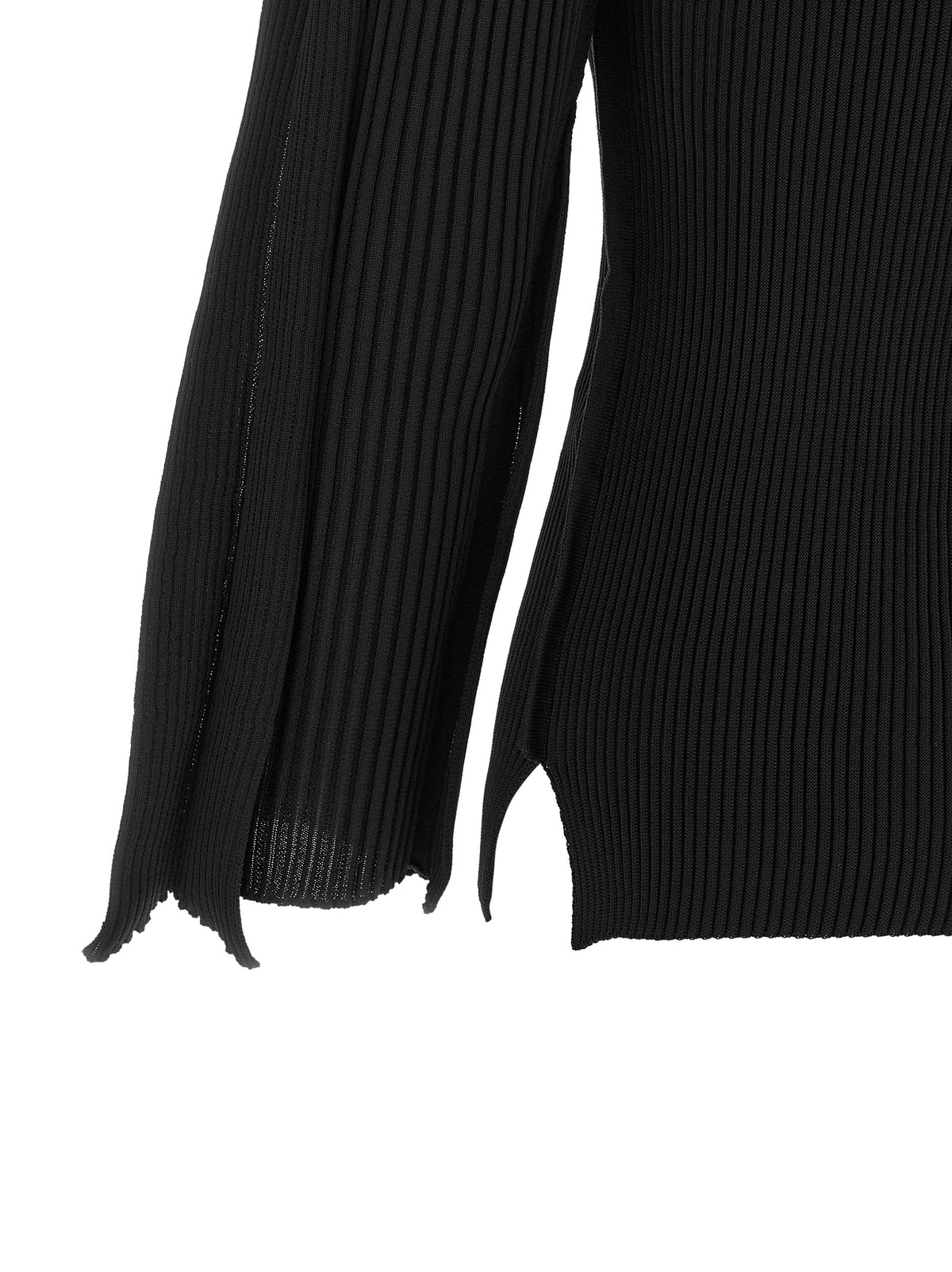 Issey Miyake Black Polyester Women's Cardigan