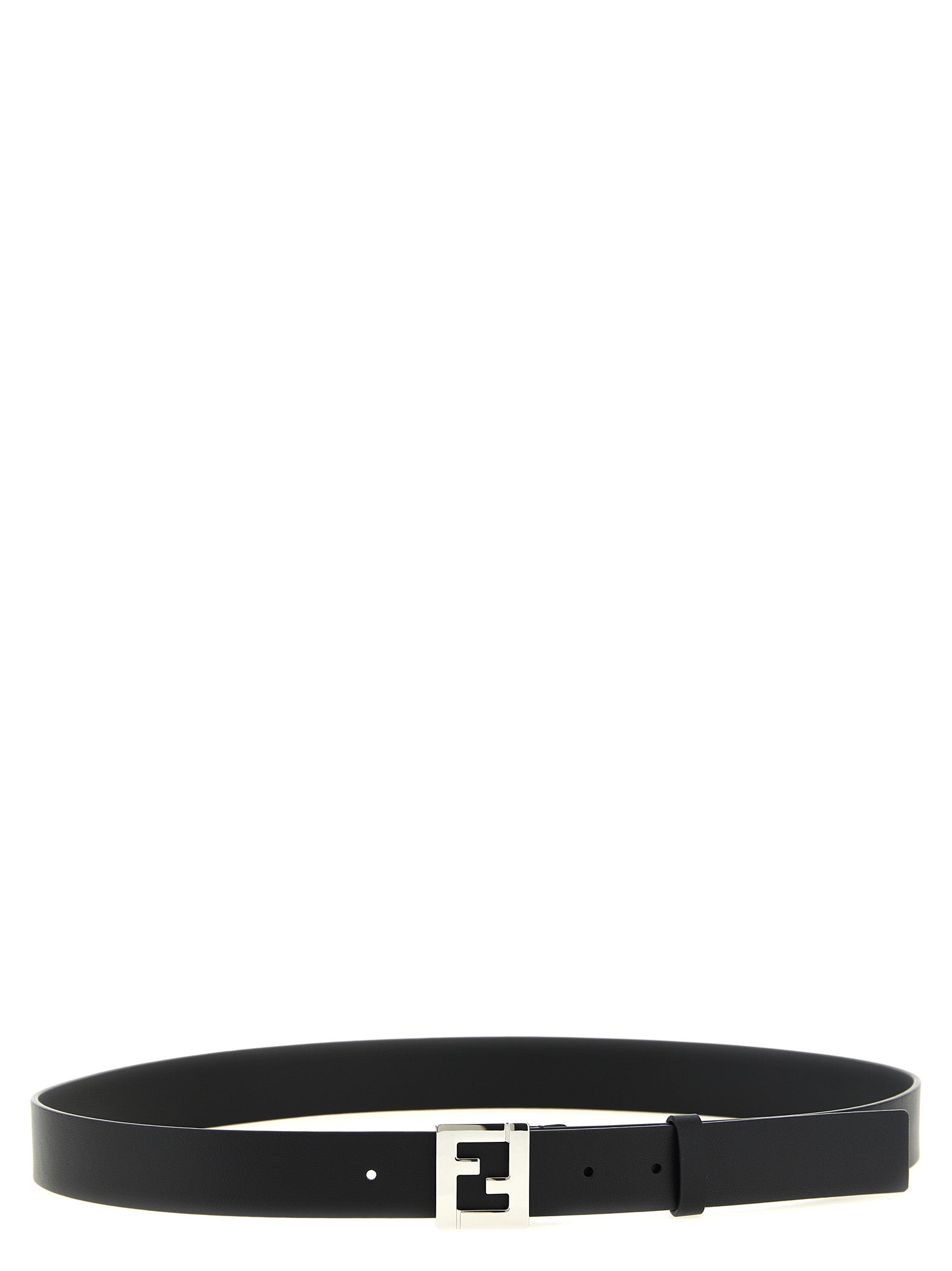 Fendi Black Calfskin Regular Men's Belt
