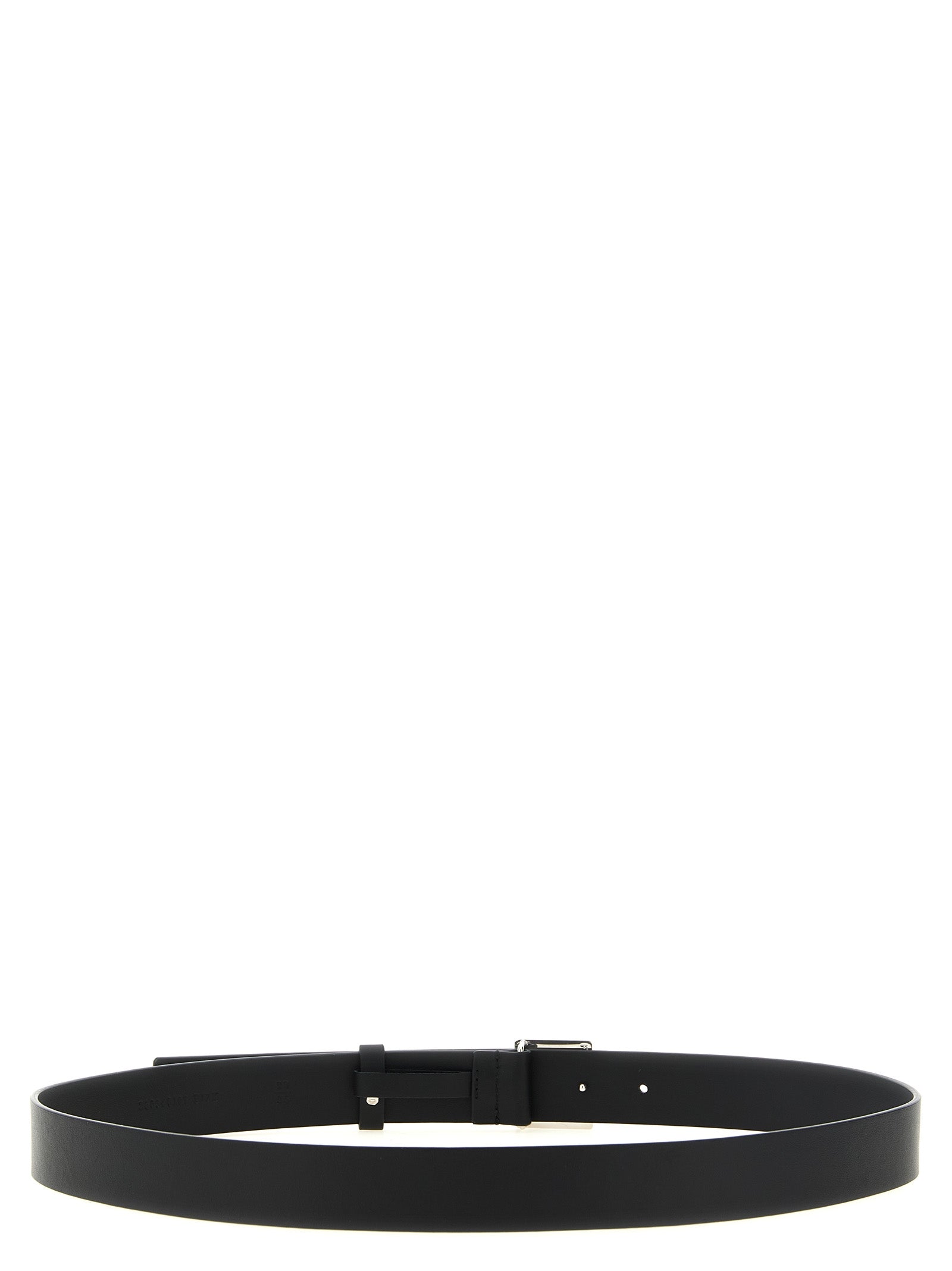 Fendi Black Calfskin Regular Men's Belt