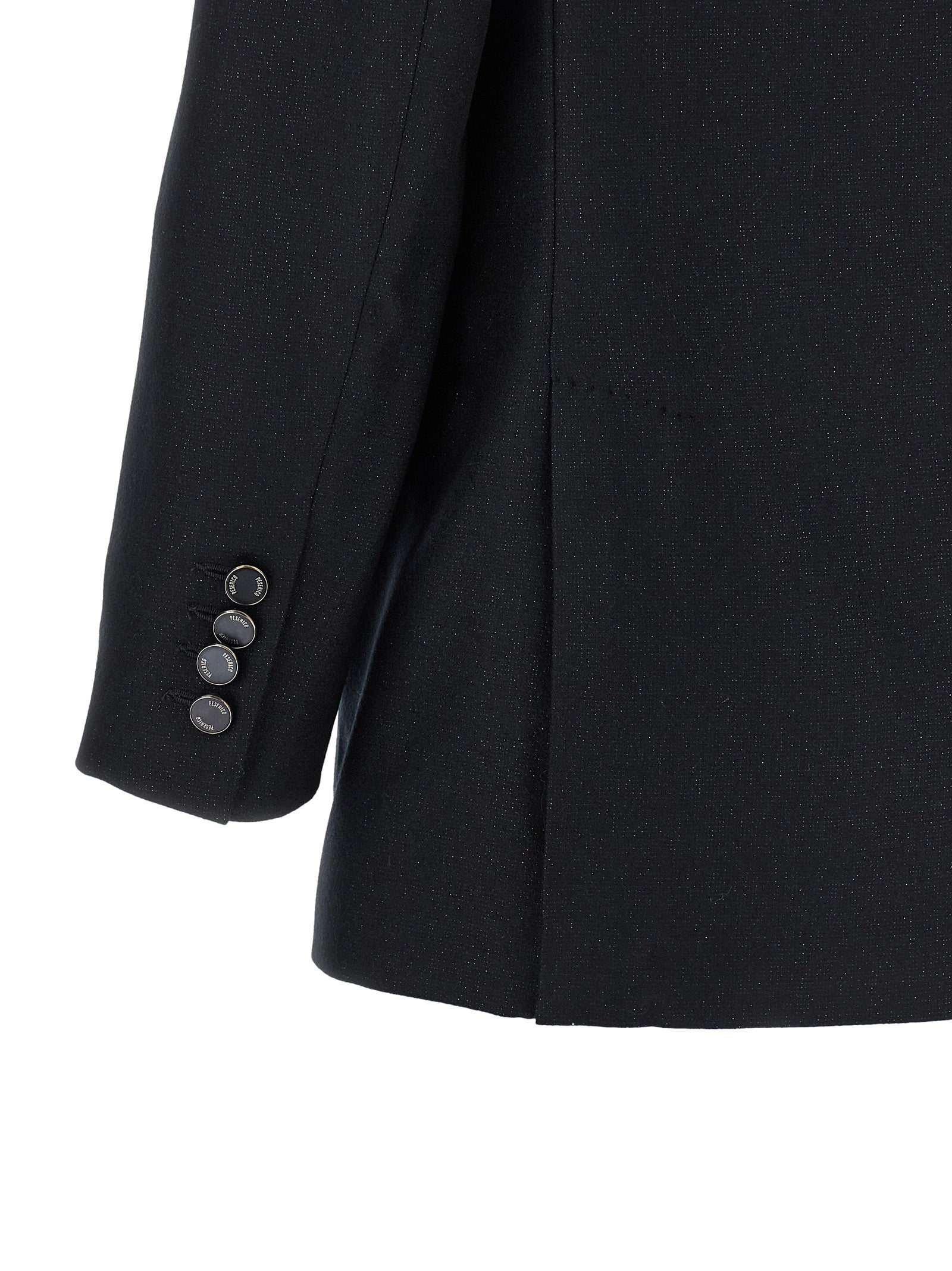 Peserico Black Virgin Wool Women's Blazer