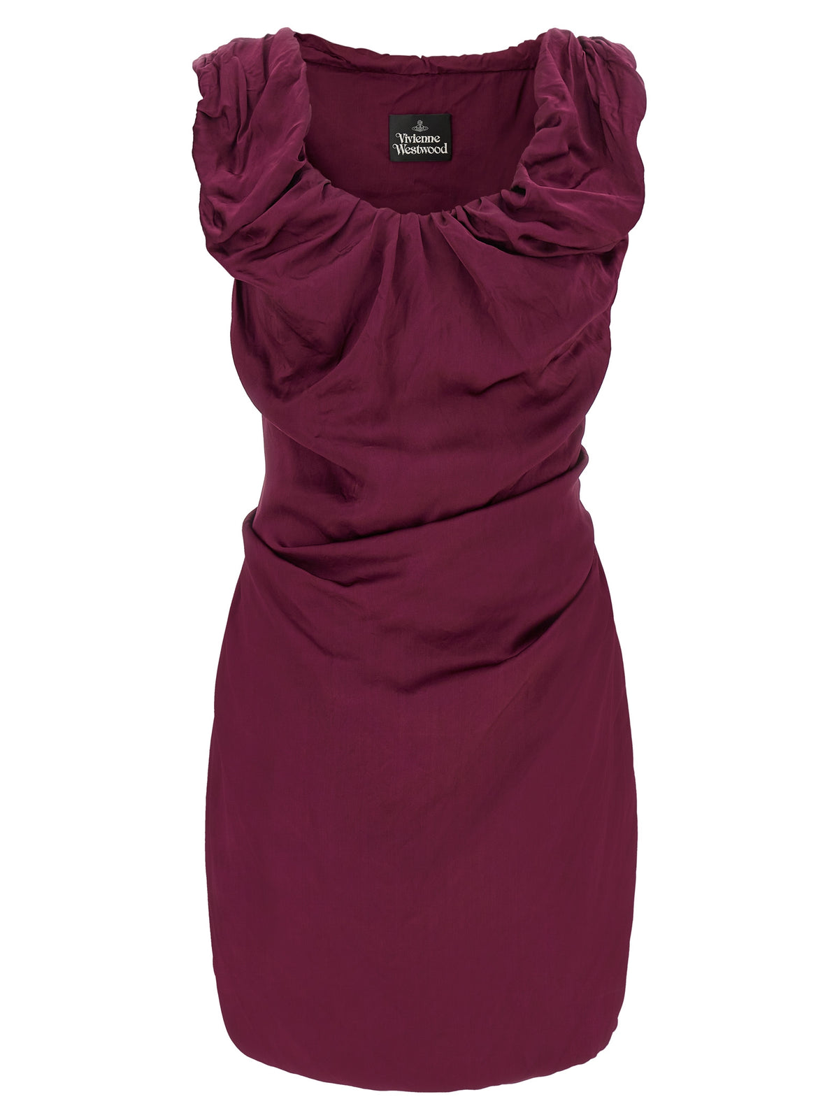 Vivienne Westwood Bordeaux Viscose Short Women's Dress