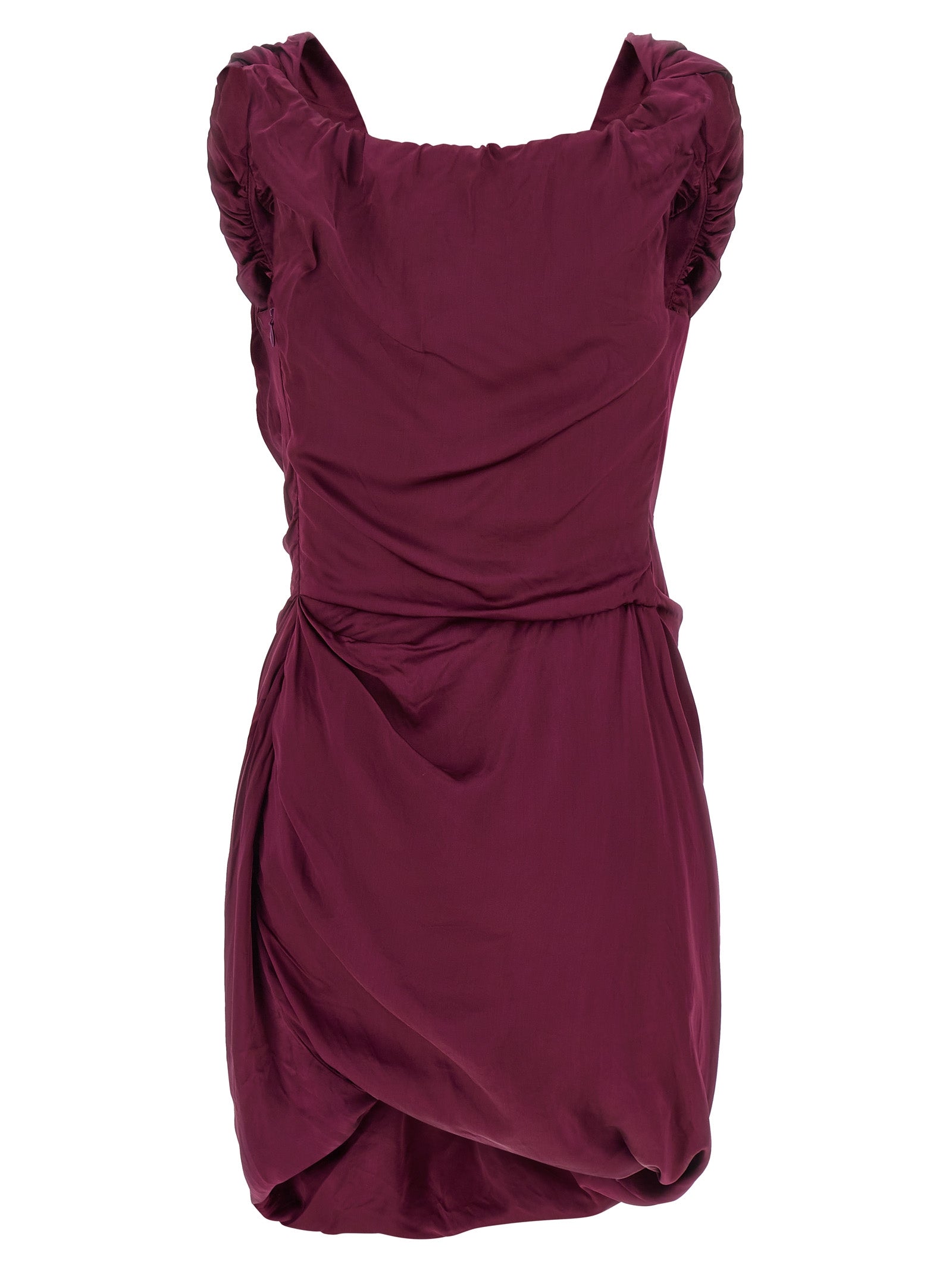 Vivienne Westwood Bordeaux Viscose Short Women's Dress