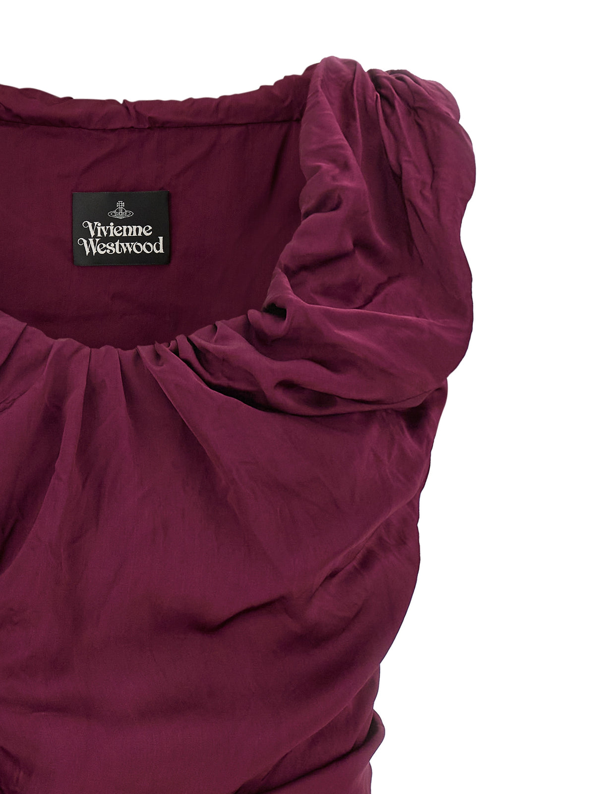 Vivienne Westwood Bordeaux Viscose Short Women's Dress