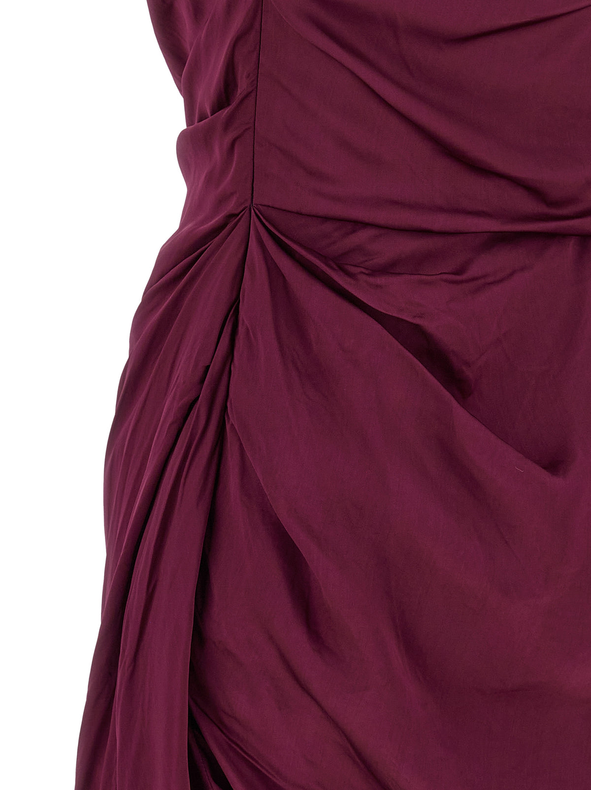 Vivienne Westwood Bordeaux Viscose Short Women's Dress