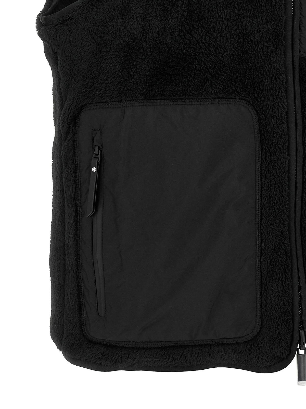 Moncler Black Polyester Sleeveless Men's Jacket
