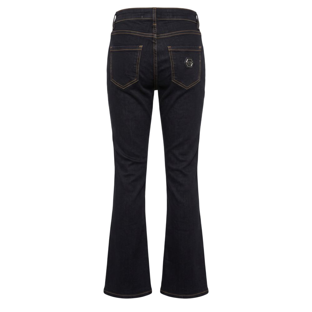 Philipp Plein Blue Cotton Women Women's Jeans