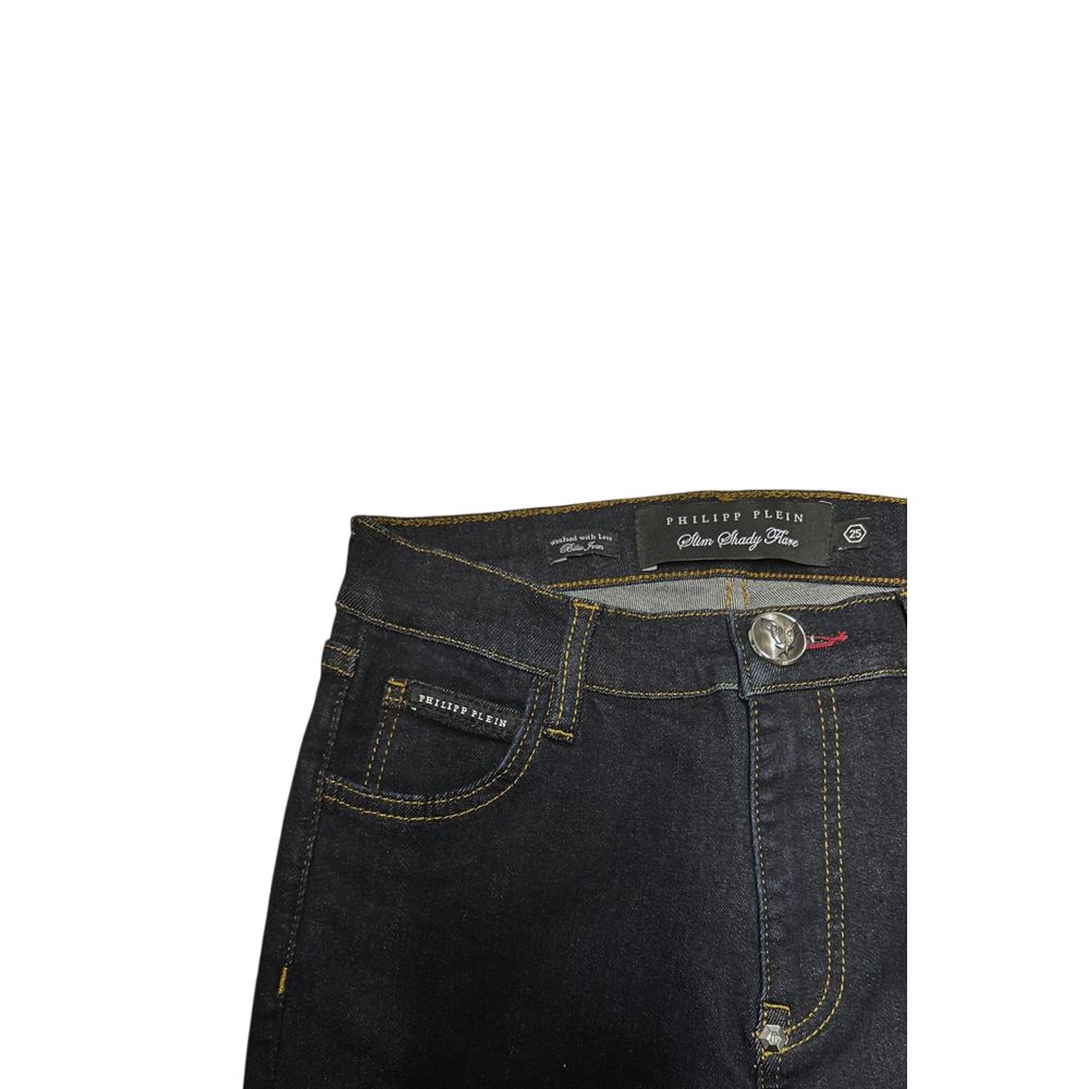 Philipp Plein Blue Cotton Women Women's Jeans