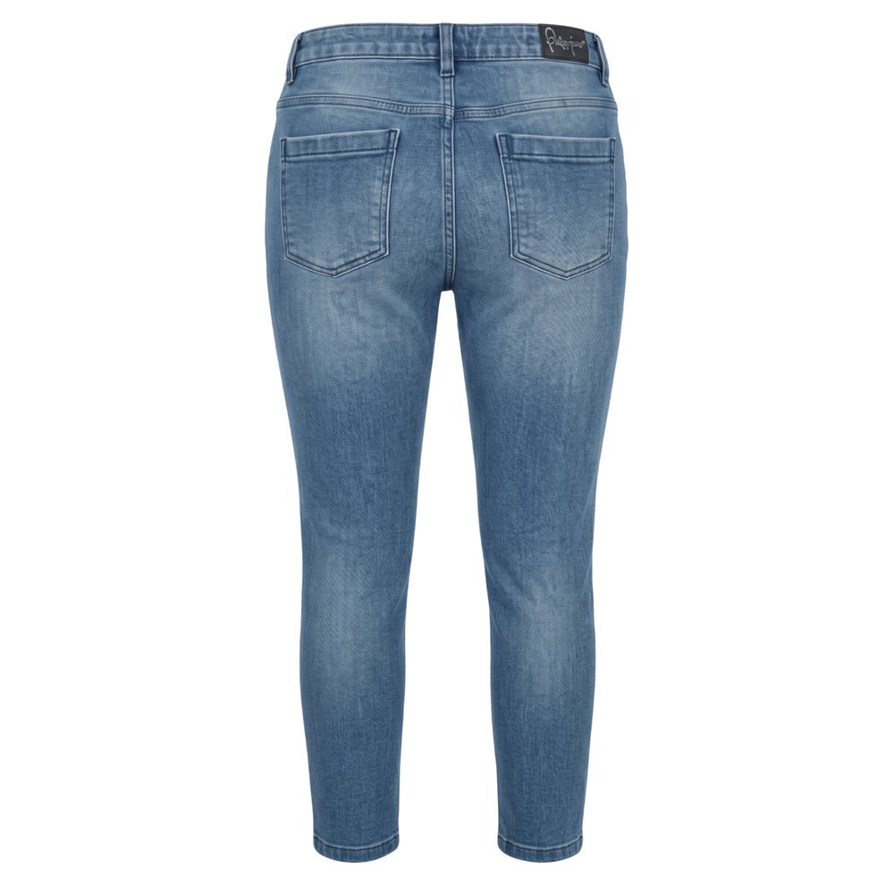 Philipp Plein Blue Cotton Women Women's Jean