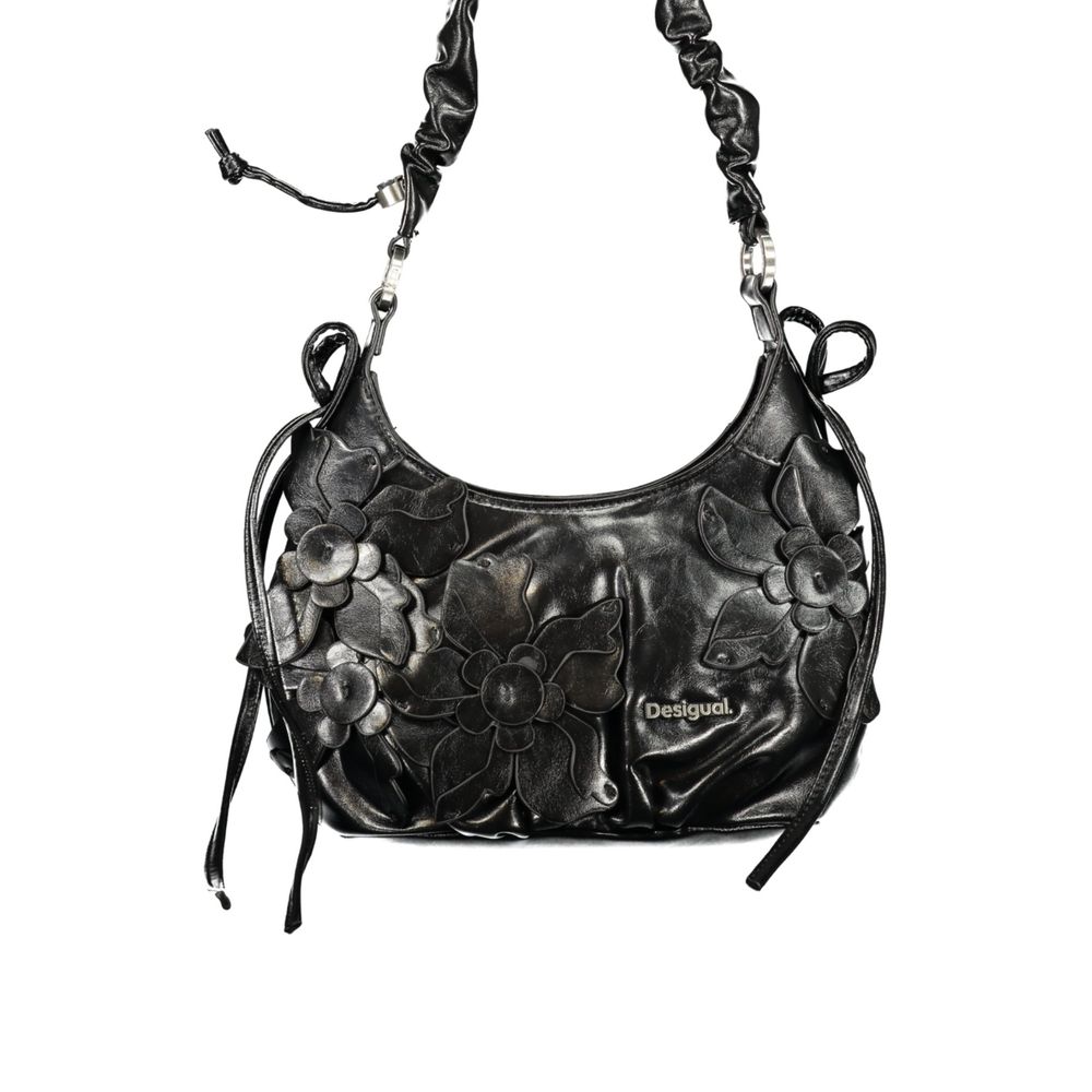 Desigual Nero Polyurethane Women's Bag with Adjustable Women's Strap