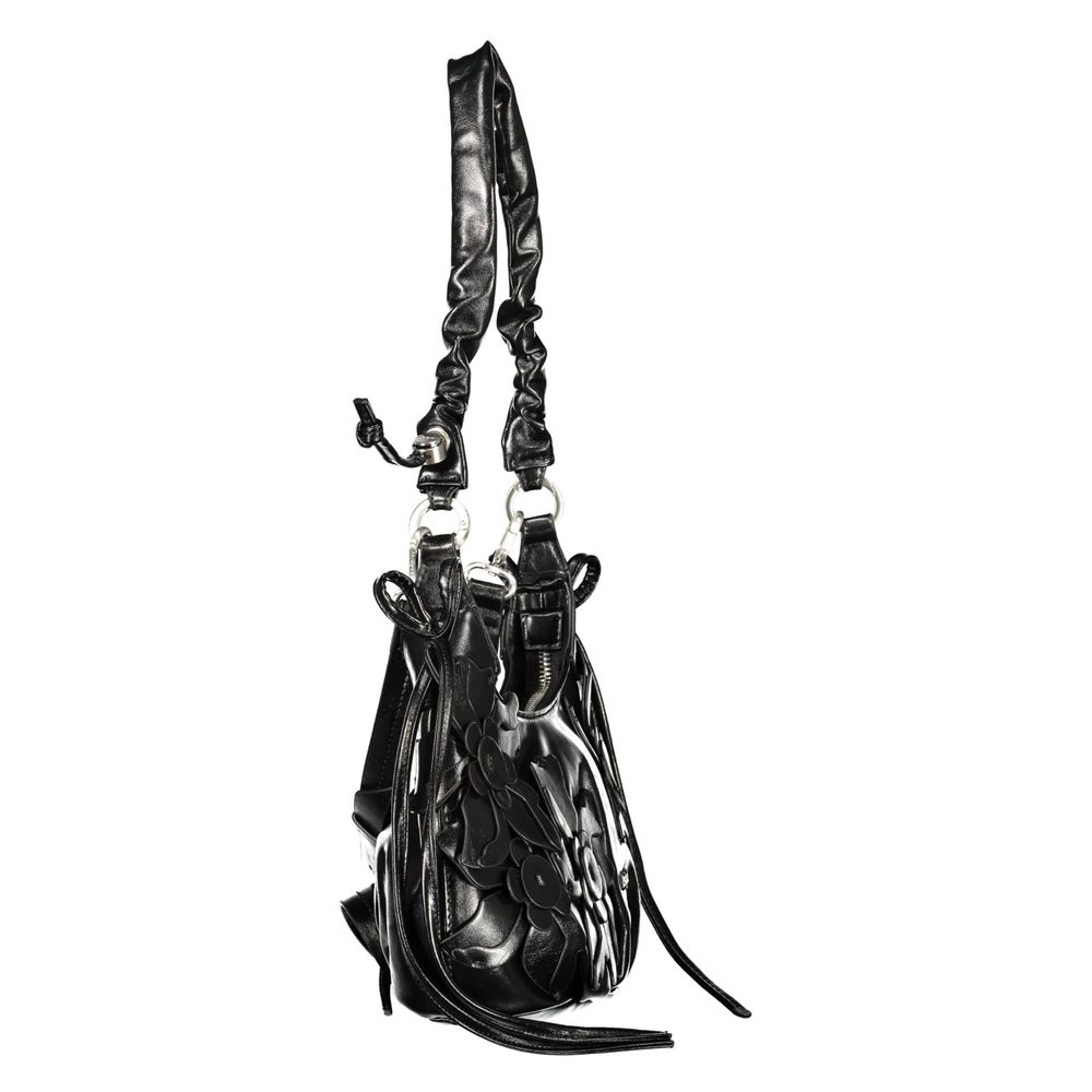Desigual Nero Polyurethane Women's Bag with Adjustable Women's Strap