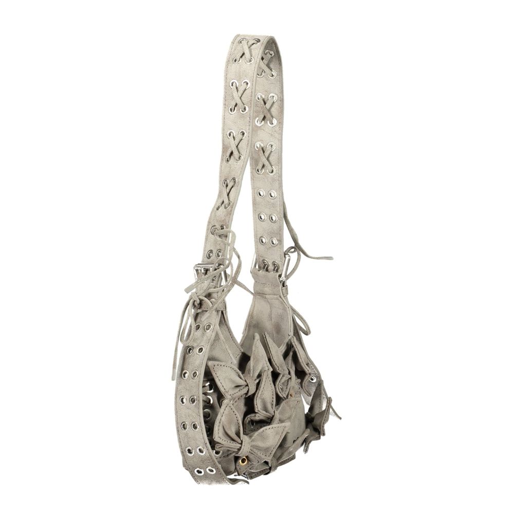 Desigual Grigio Poliuretano Donna Women's Borsa