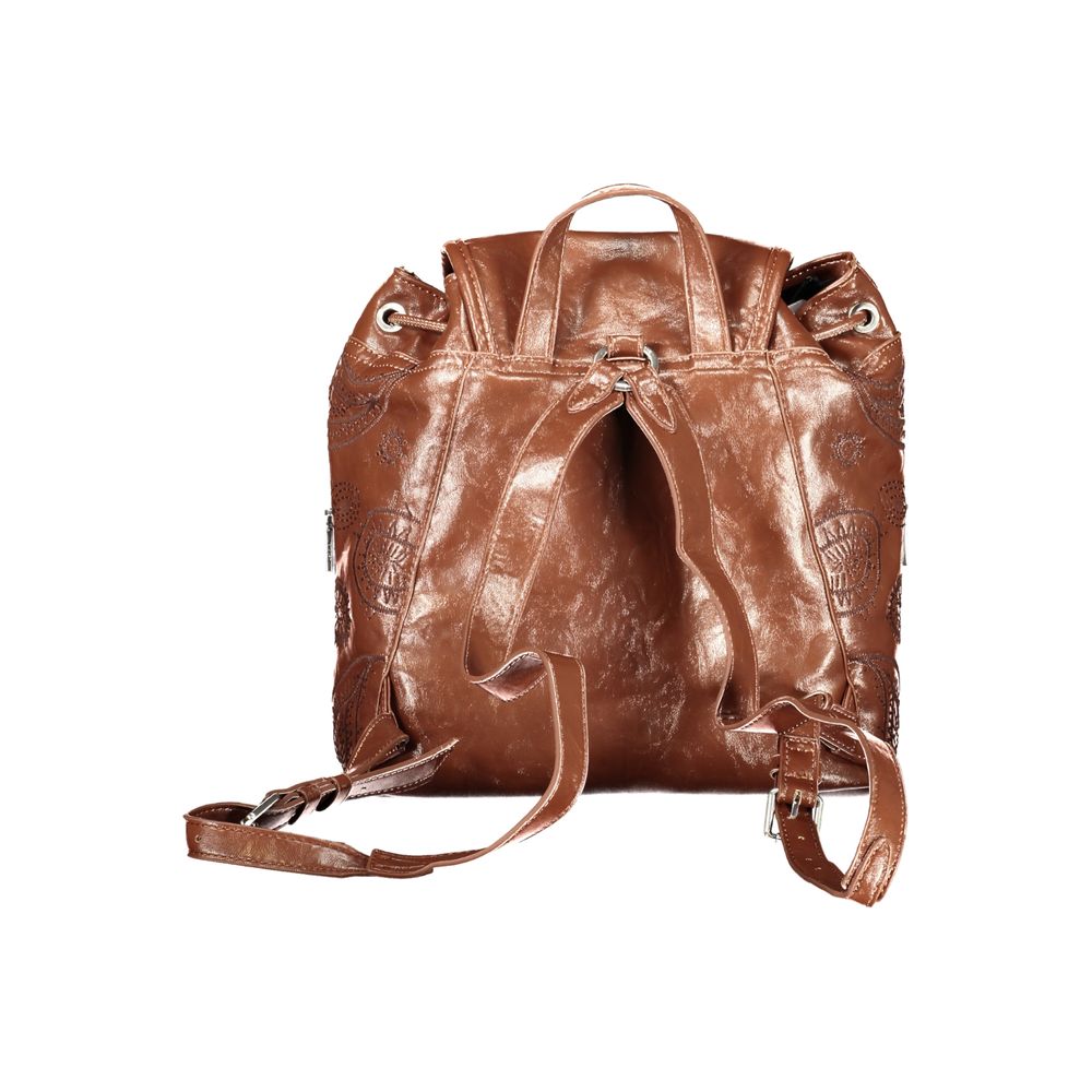 Desigual Brown Polyurethane Women's Women's Backpack