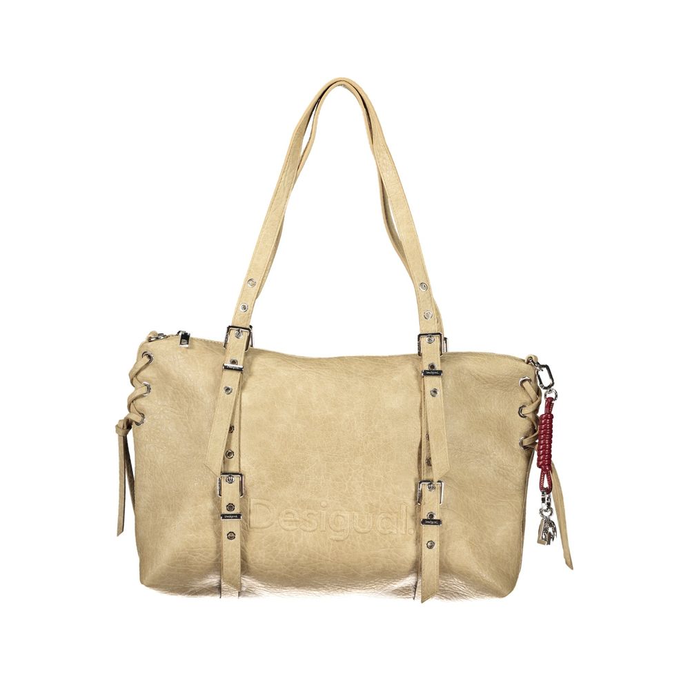 Desigual Beige Polyurethane Women's Women's Bag